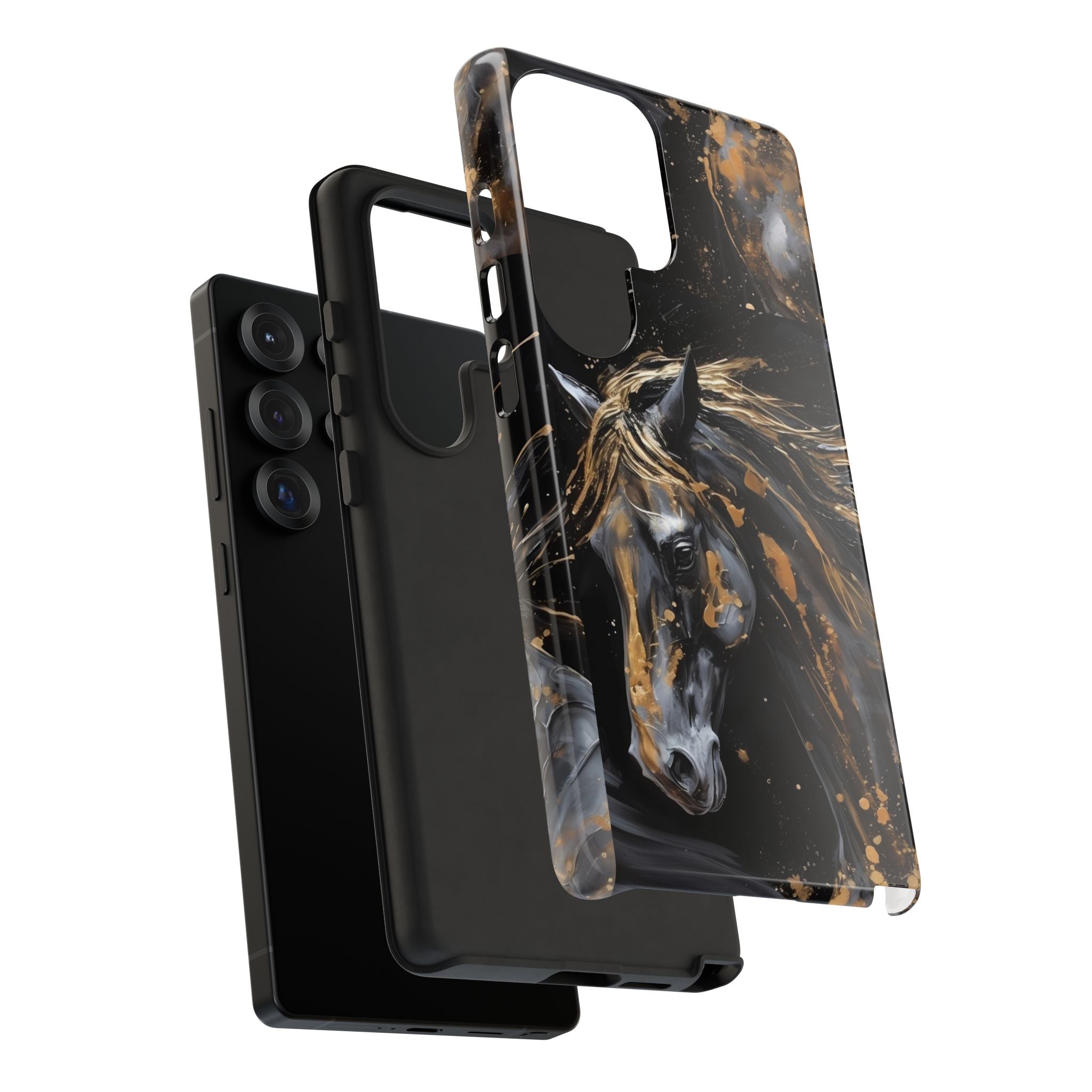 Golden Paint Horse Phone Case | Tough Case Printify