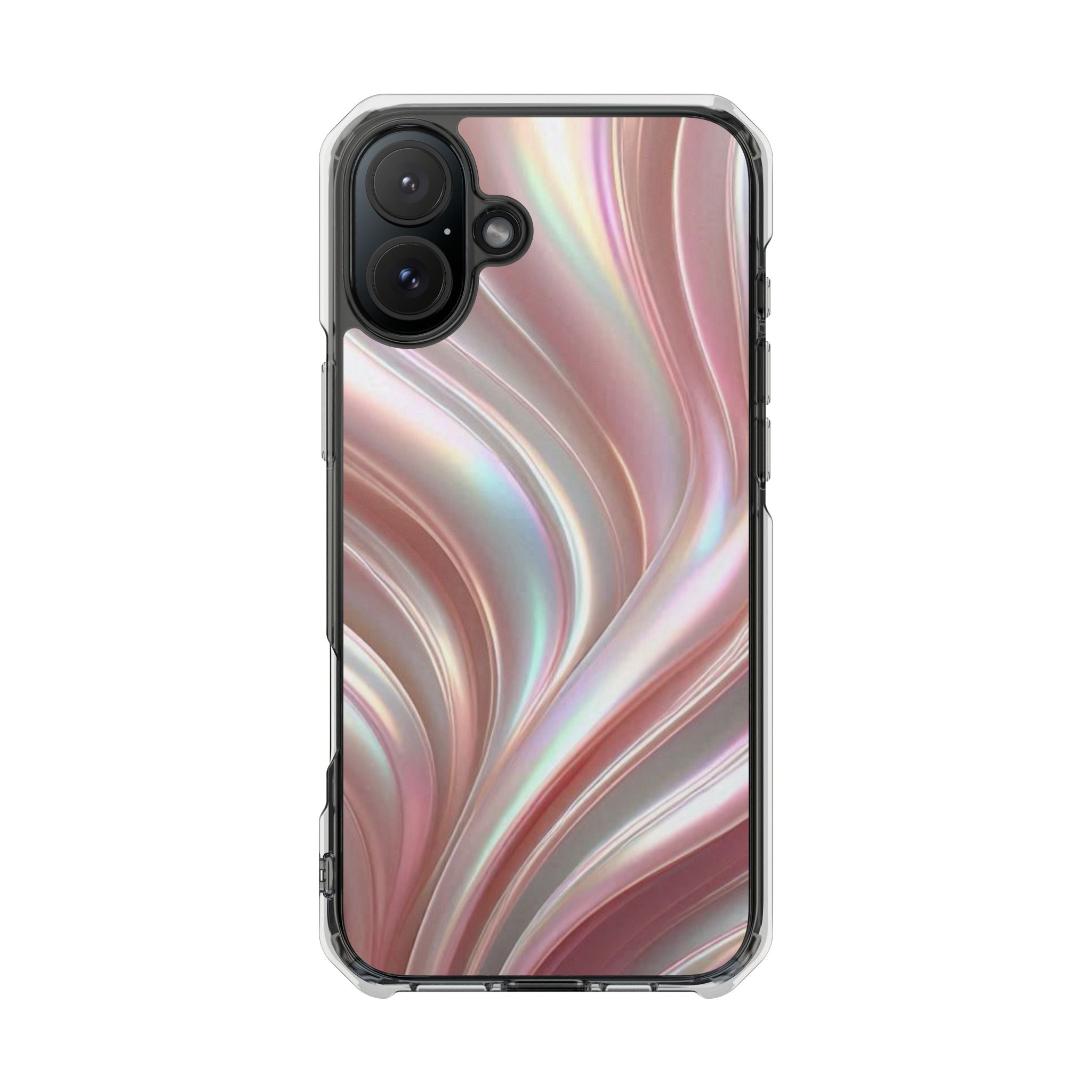 Iridescent Marble Swirl Phone Case Printify