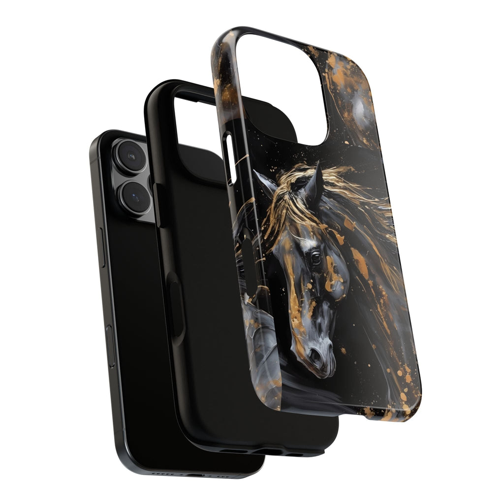 Golden Paint Horse Phone Case | Tough Case Printify