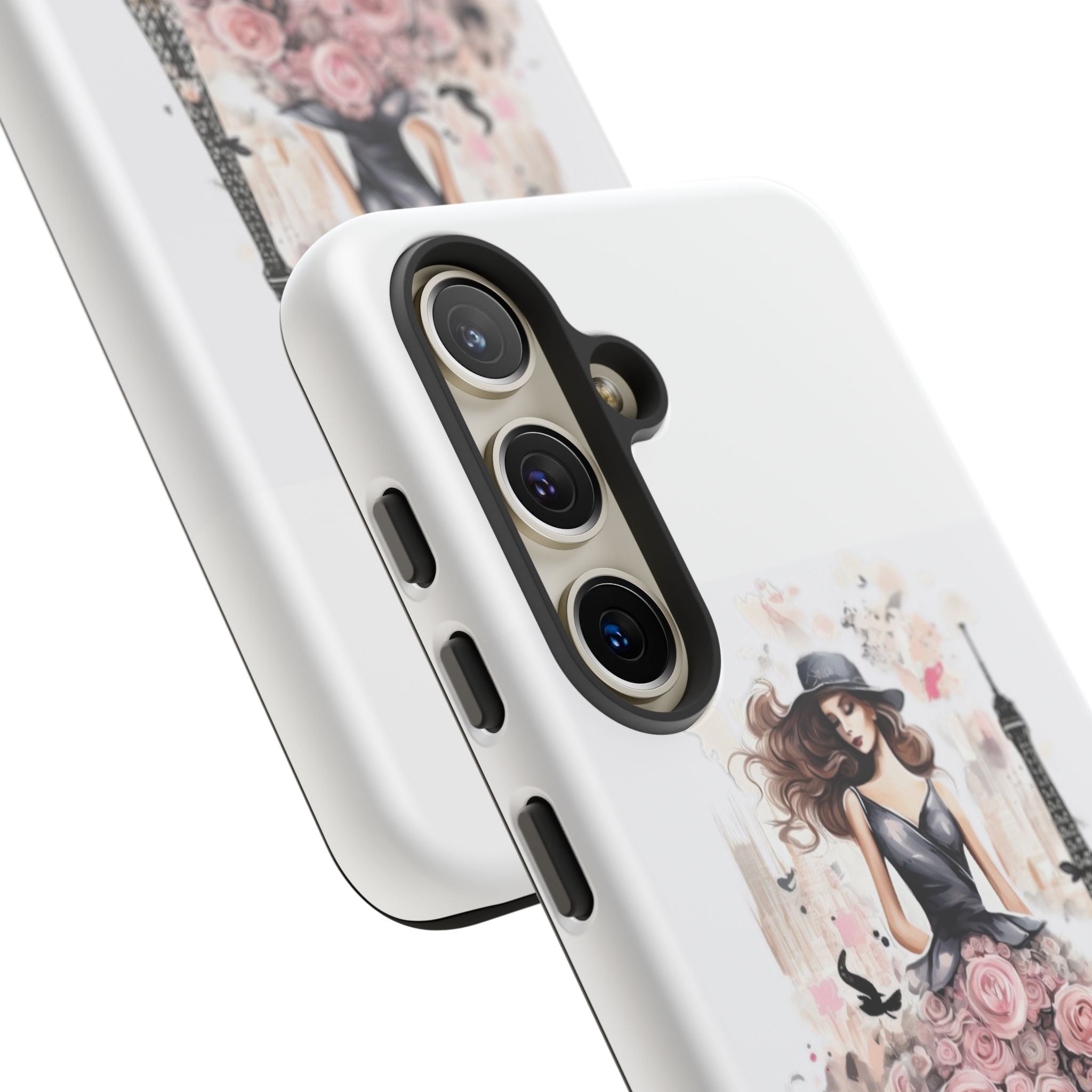 Parisian Rose Dress phone case | iPhone & Samsung slim protective case Printify