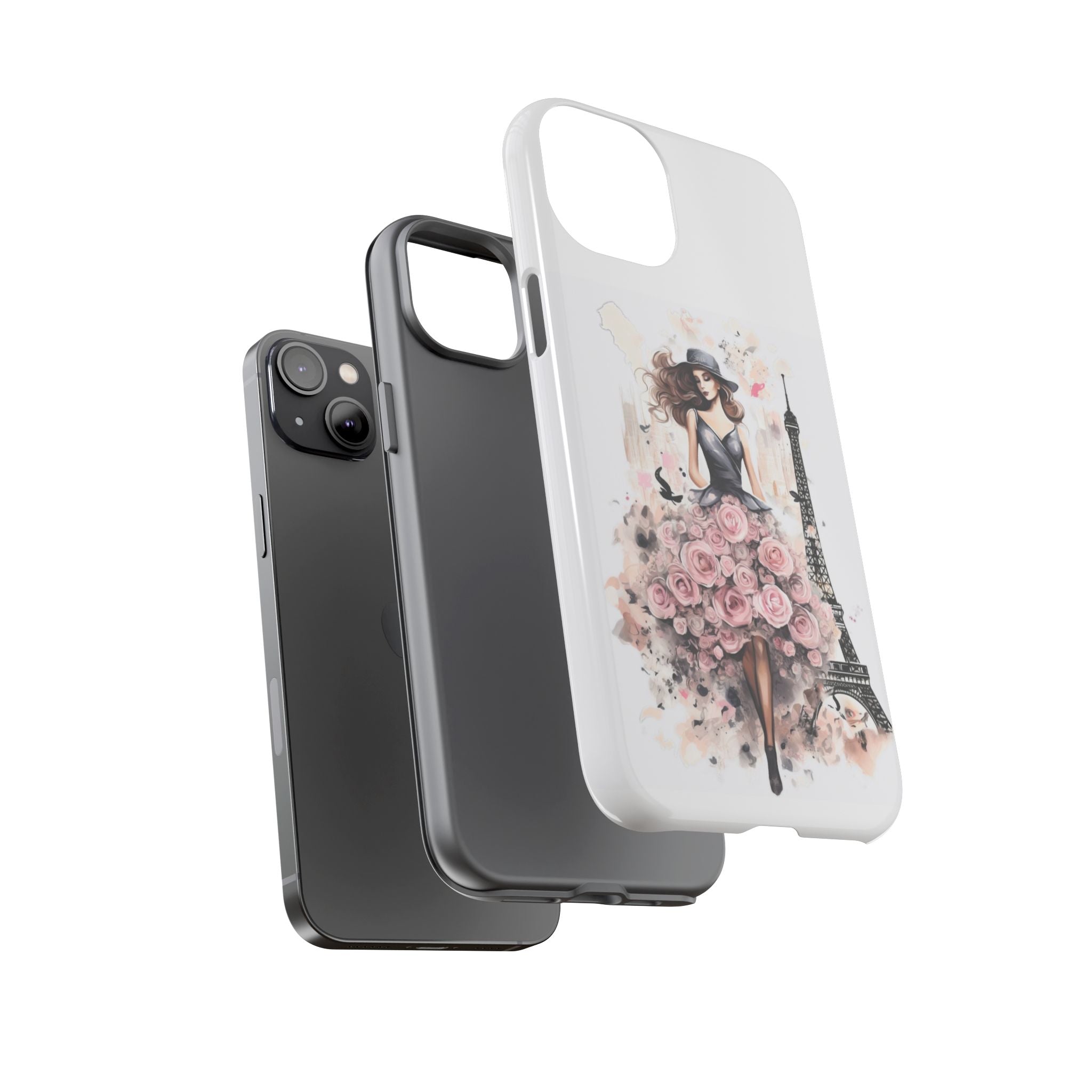 Parisian Rose Dress phone case | iPhone & Samsung slim protective case Printify
