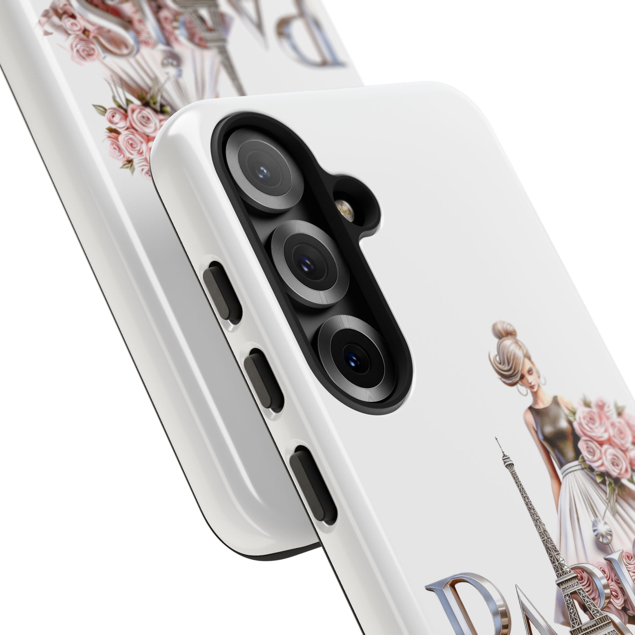 Phone Case | Eiffel Tower Floral Fashion Design Printify