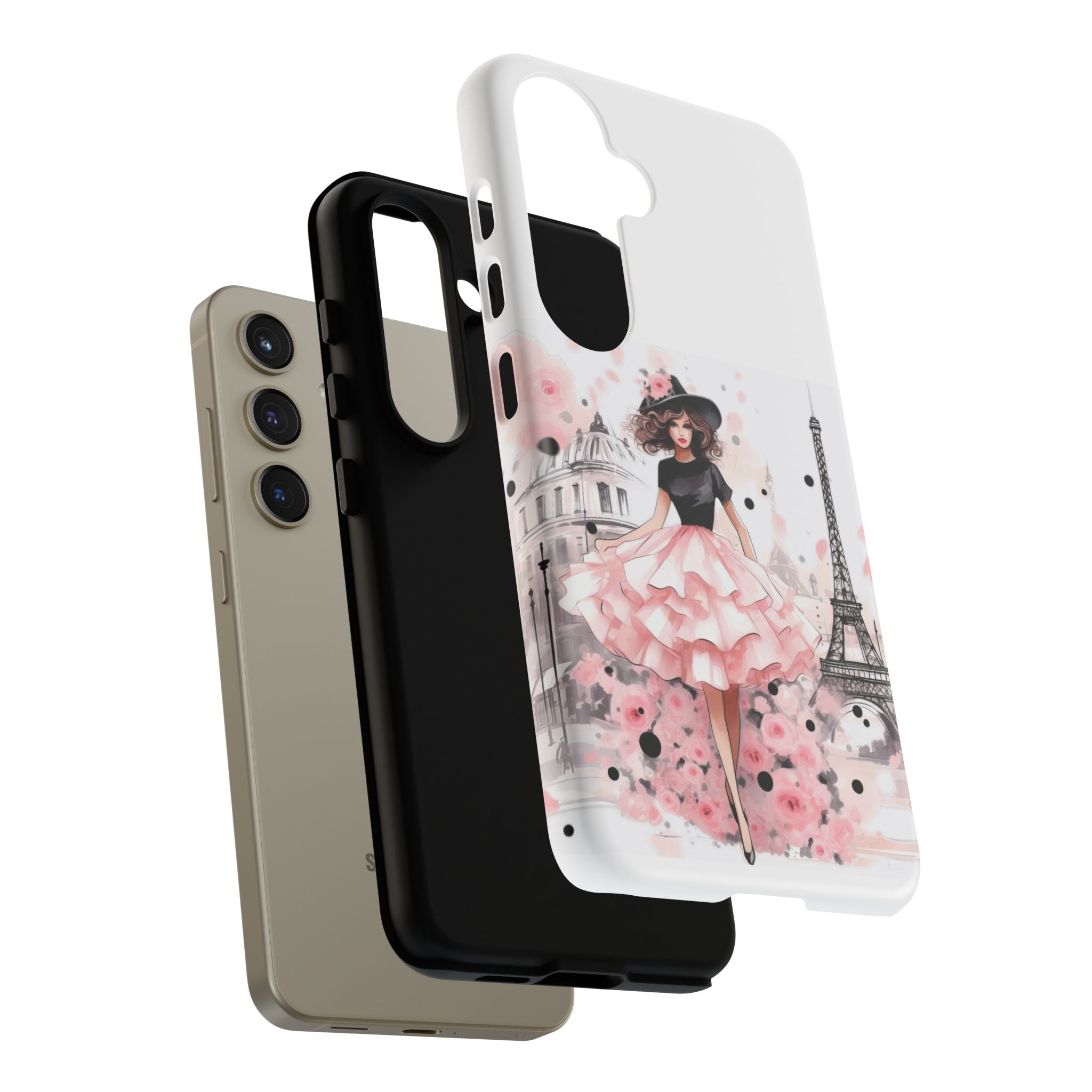 Paris Fashion Illustration Phone Case | Tough Case Printify