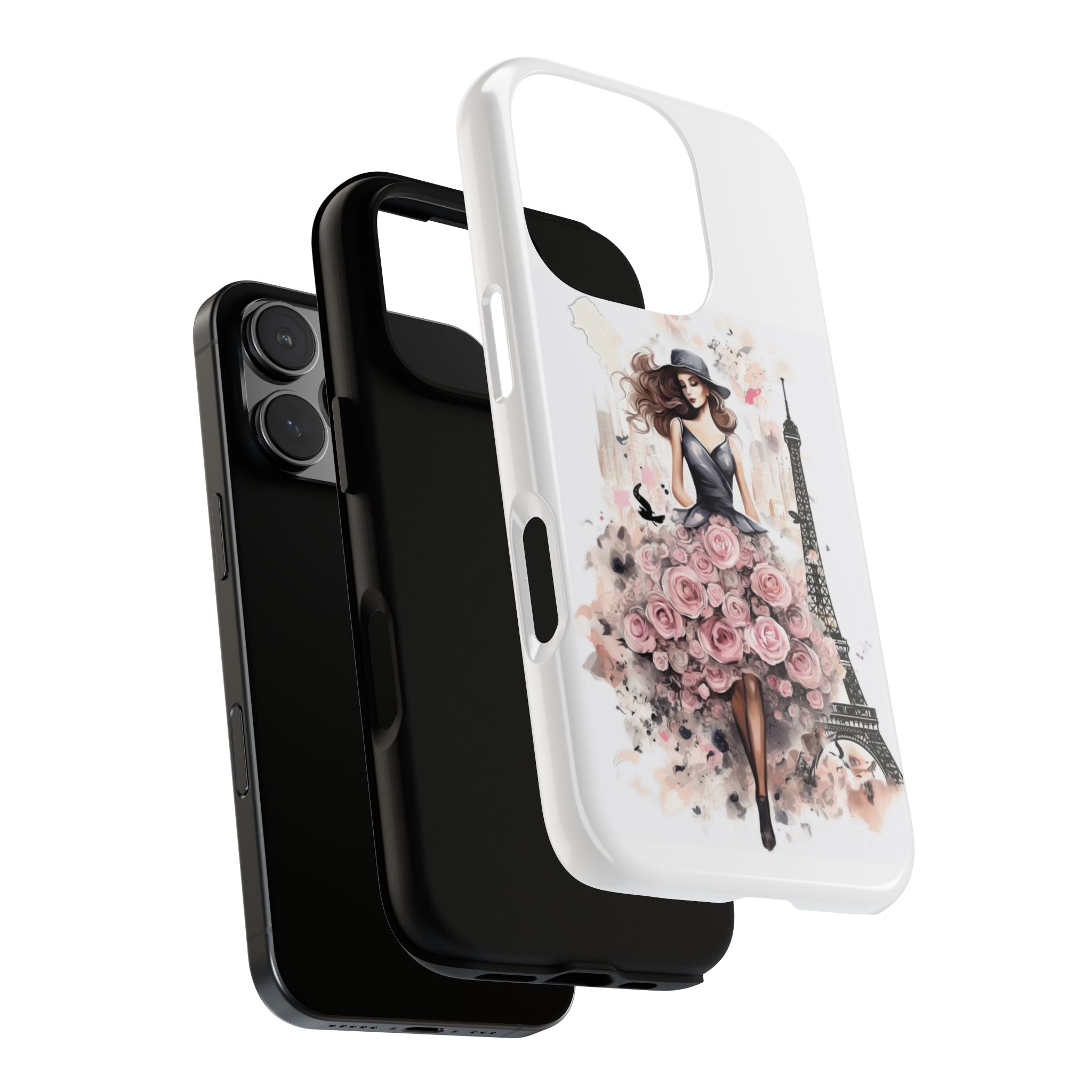 Parisian Rose Dress phone case | iPhone & Samsung slim protective case Printify