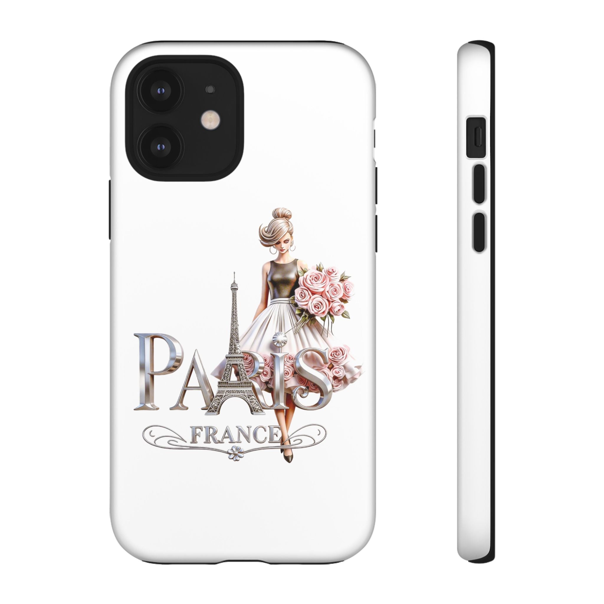 Phone Case | Eiffel Tower Floral Fashion Design Printify
