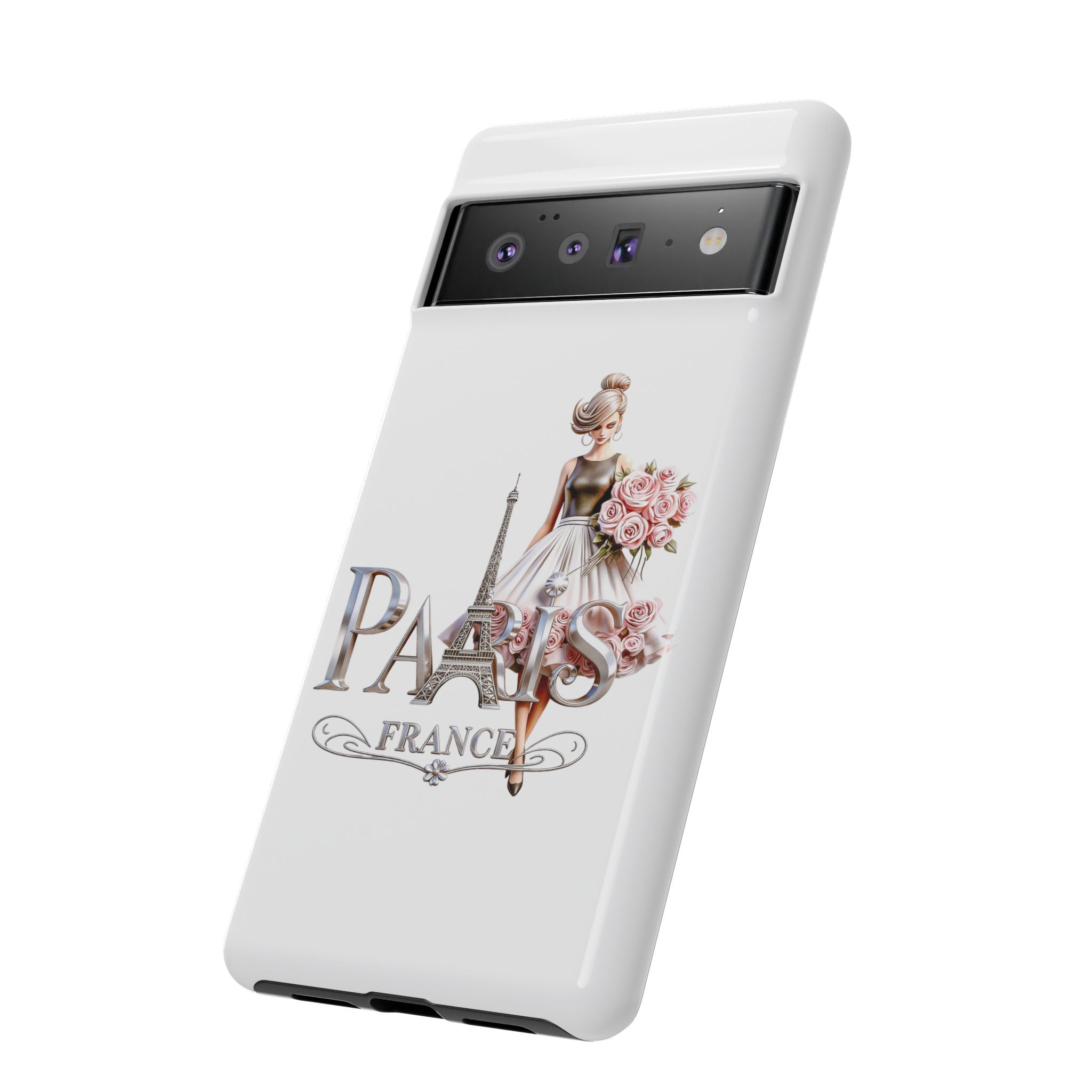 Phone Case | Eiffel Tower Floral Fashion Design Printify