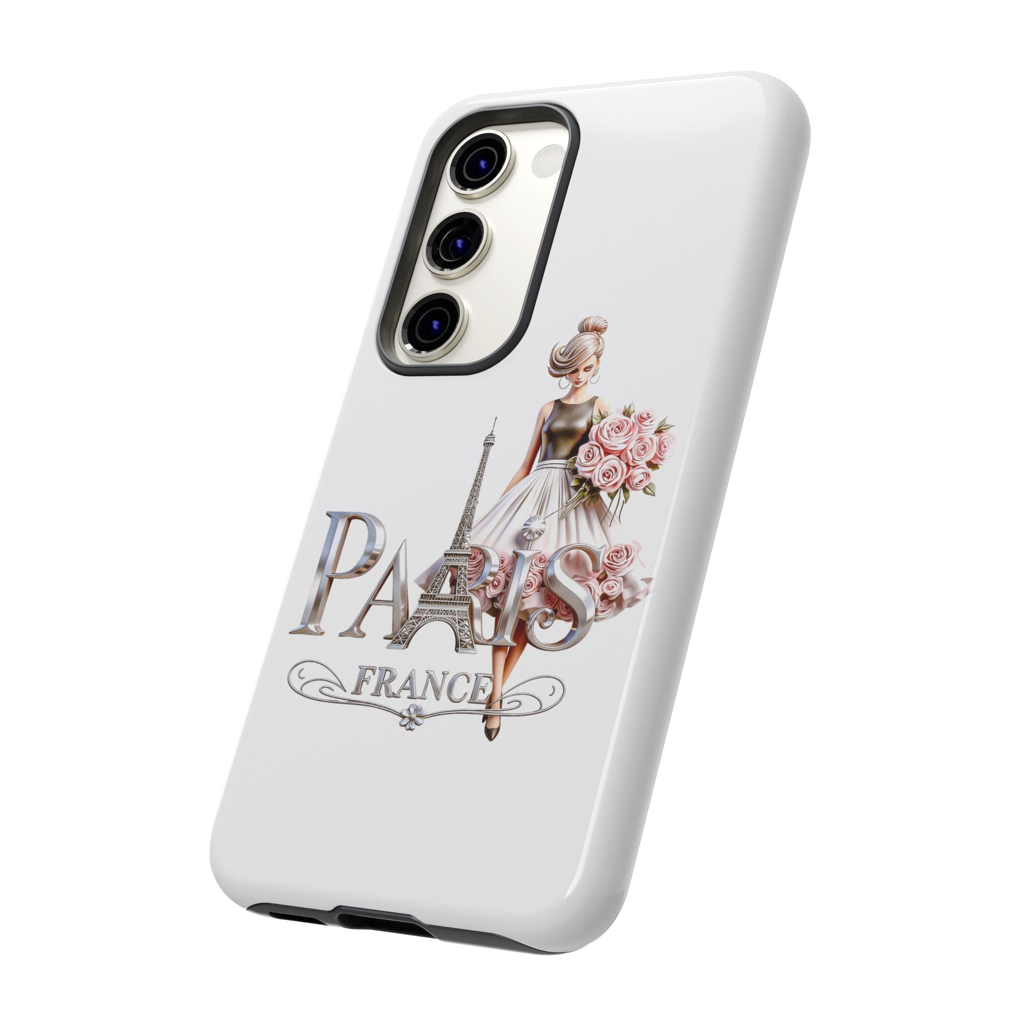 Phone Case | Eiffel Tower Floral Fashion Design Printify