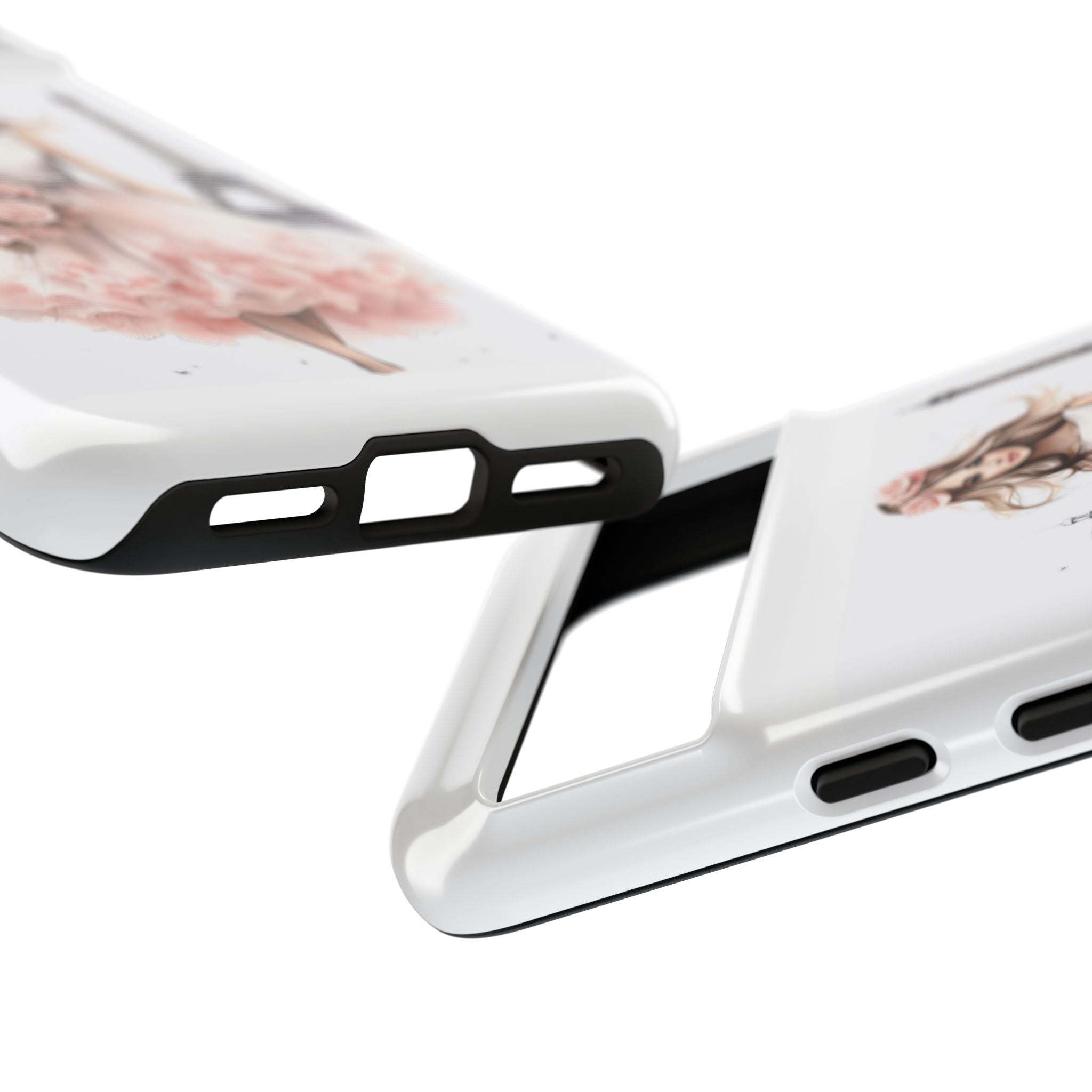 Parisian Ballerina Bouquet phone case | Tough Cases Printify