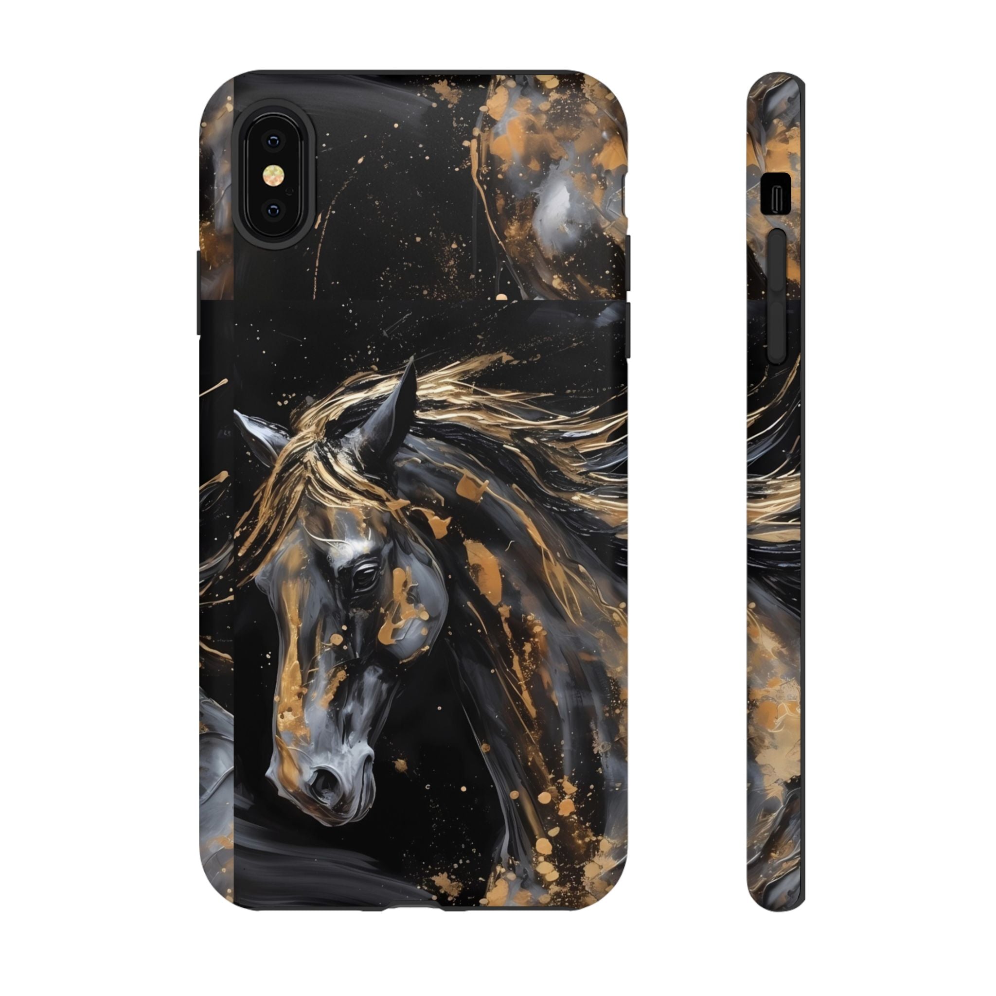 Golden Paint Horse Phone Case | Tough Case Printify