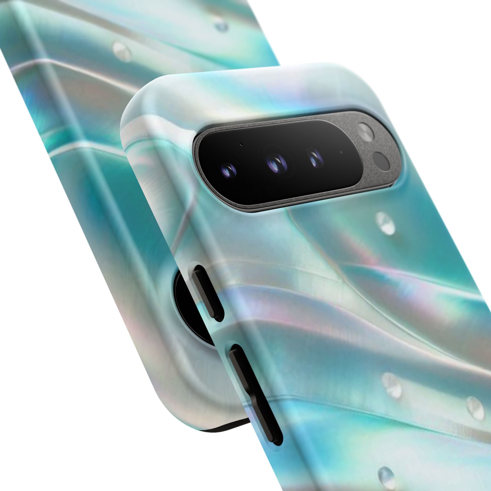 Iridescent Pearl Wave phone case | Tough Cases Printify