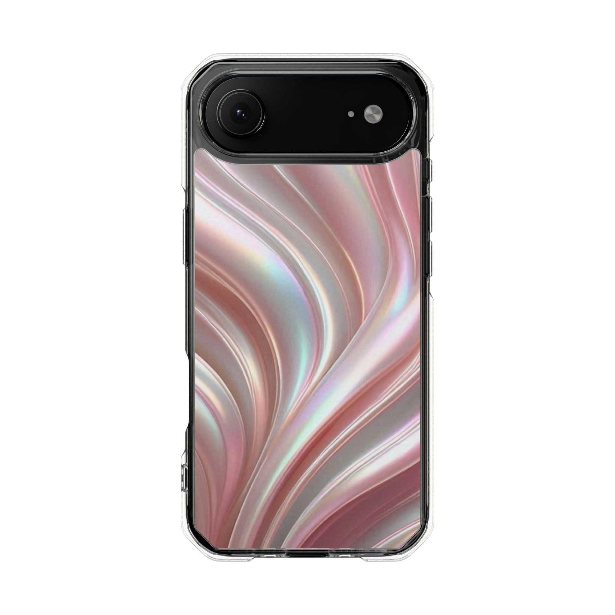 Iridescent Marble Swirl Phone Case Printify