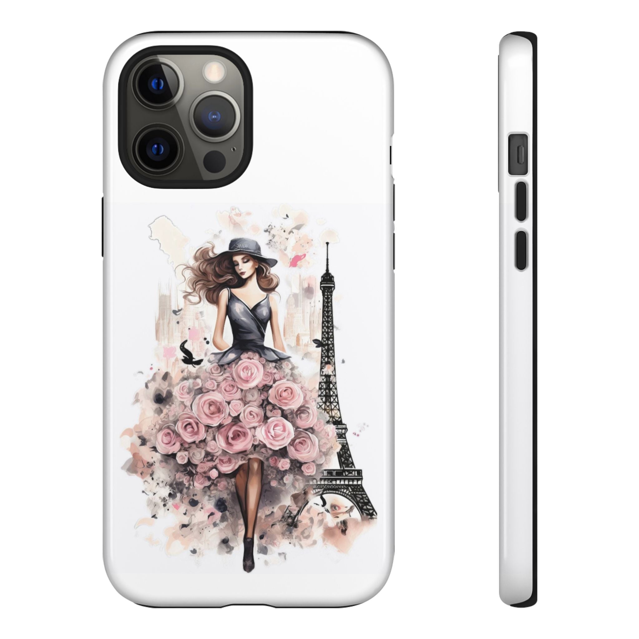 Parisian Rose Dress phone case | iPhone & Samsung slim protective case Printify