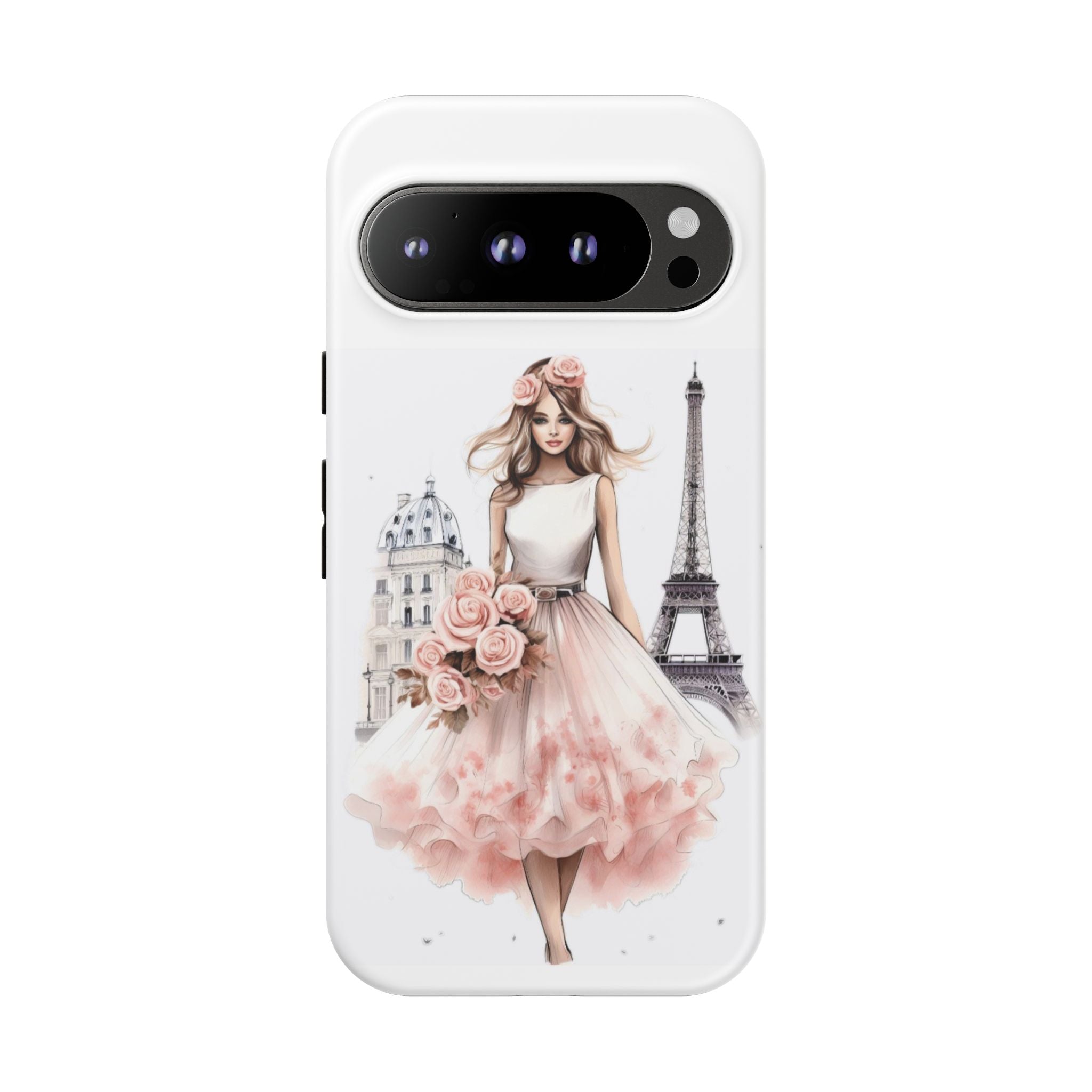 Parisian Ballerina Bouquet phone case | Tough Cases Printify