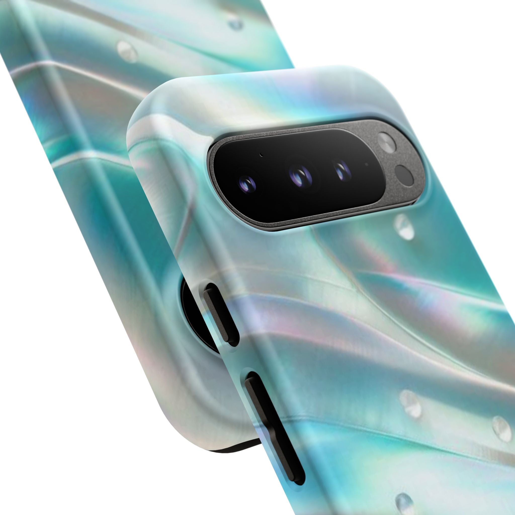 Iridescent Pearl Wave phone case | Tough Cases Printify