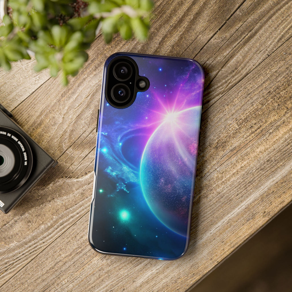 Galaxy Nebula Space Phone Case | Planet Sparkle Tough Case Printify