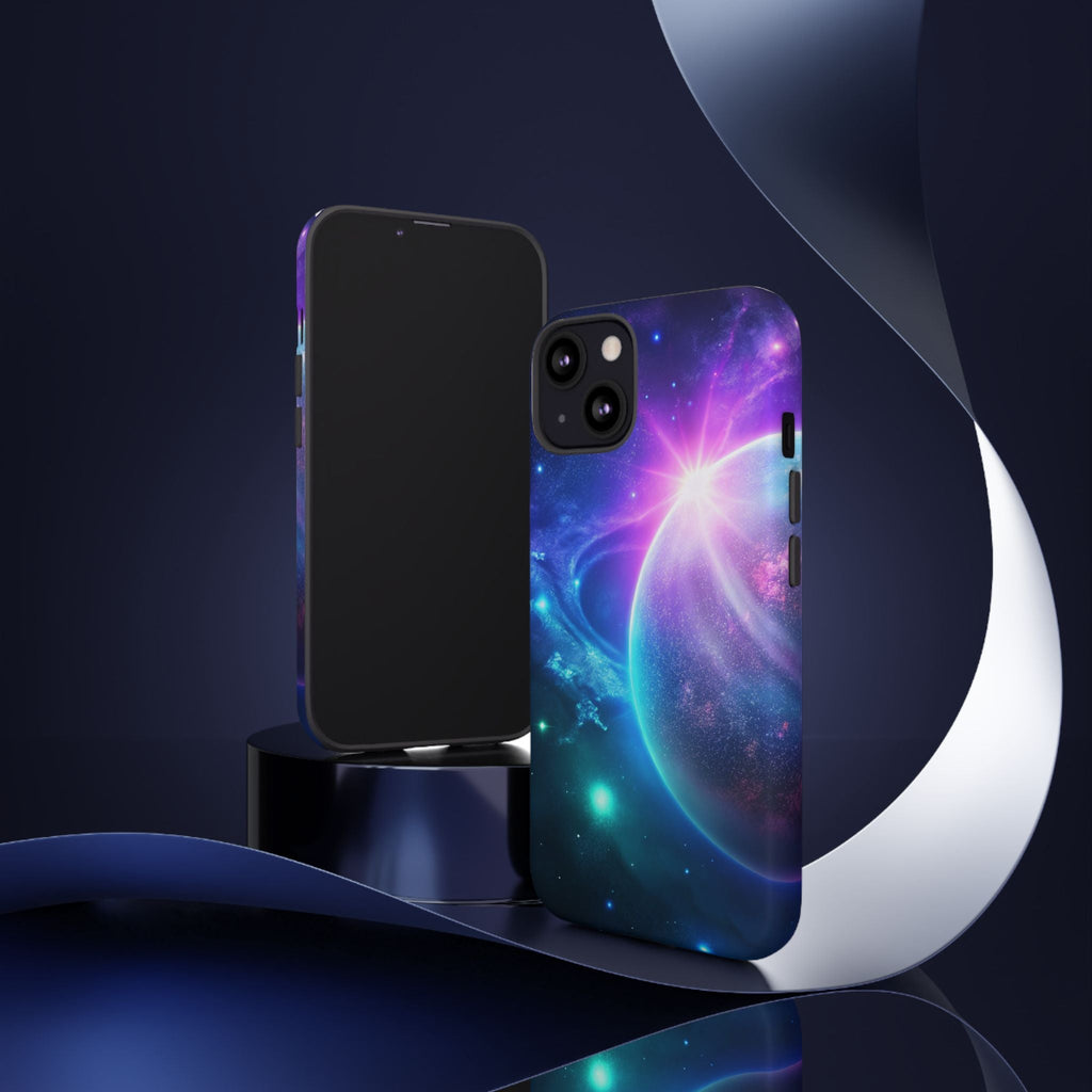Galaxy Nebula Space Phone Case | Planet Sparkle Tough Case Printify