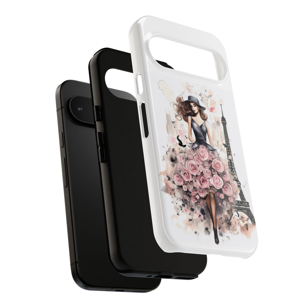 Parisian Rose Dress phone case | iPhone & Samsung slim protective case Printify