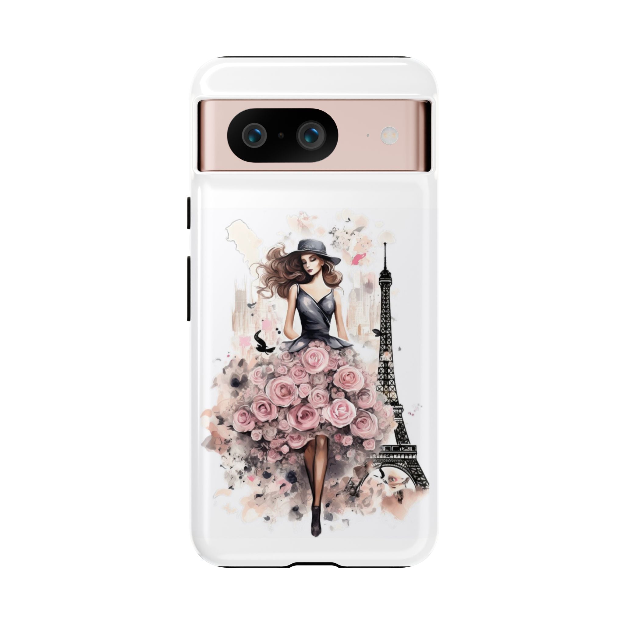 Parisian Rose Dress phone case | iPhone & Samsung slim protective case Printify