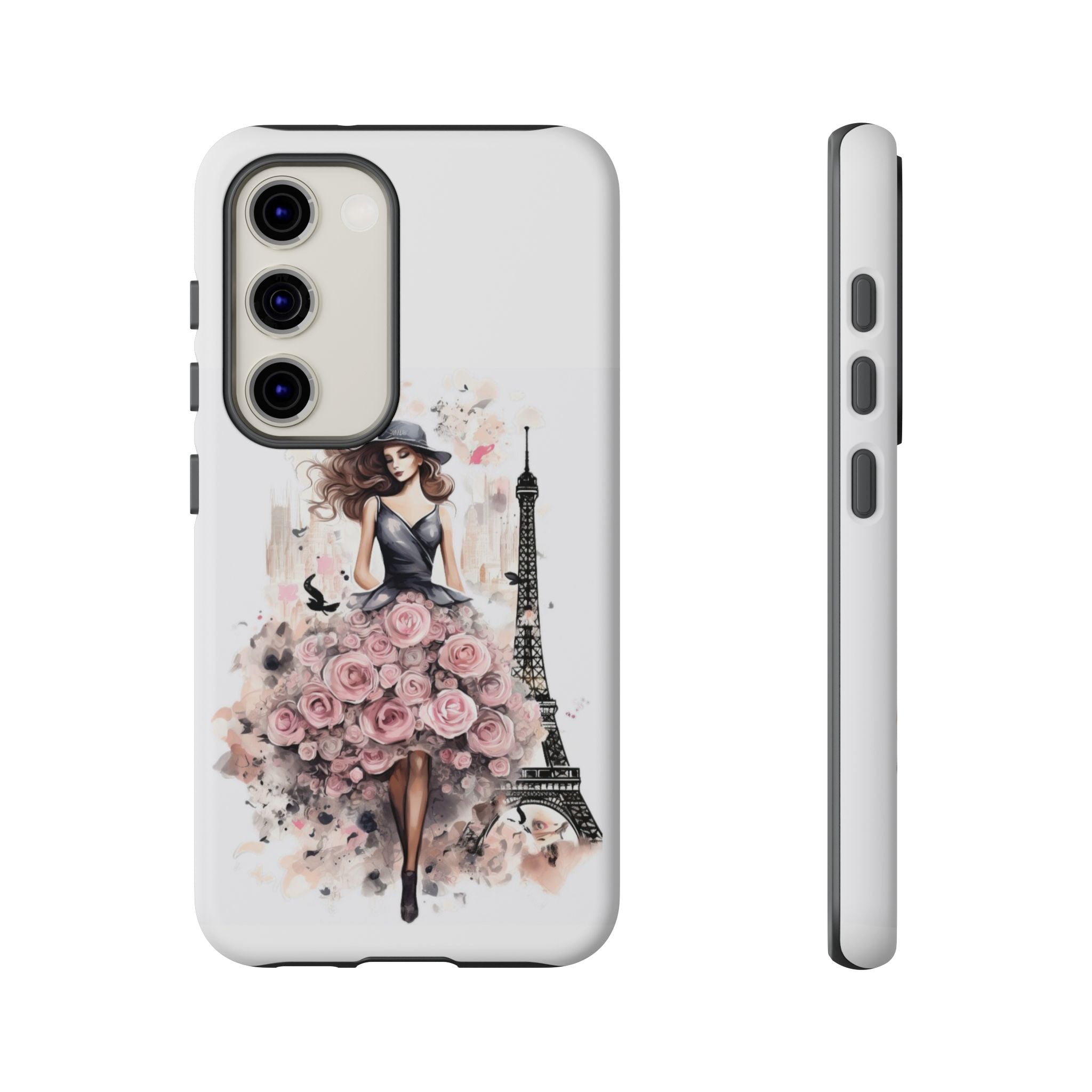 Parisian Rose Dress phone case | iPhone & Samsung slim protective case Printify