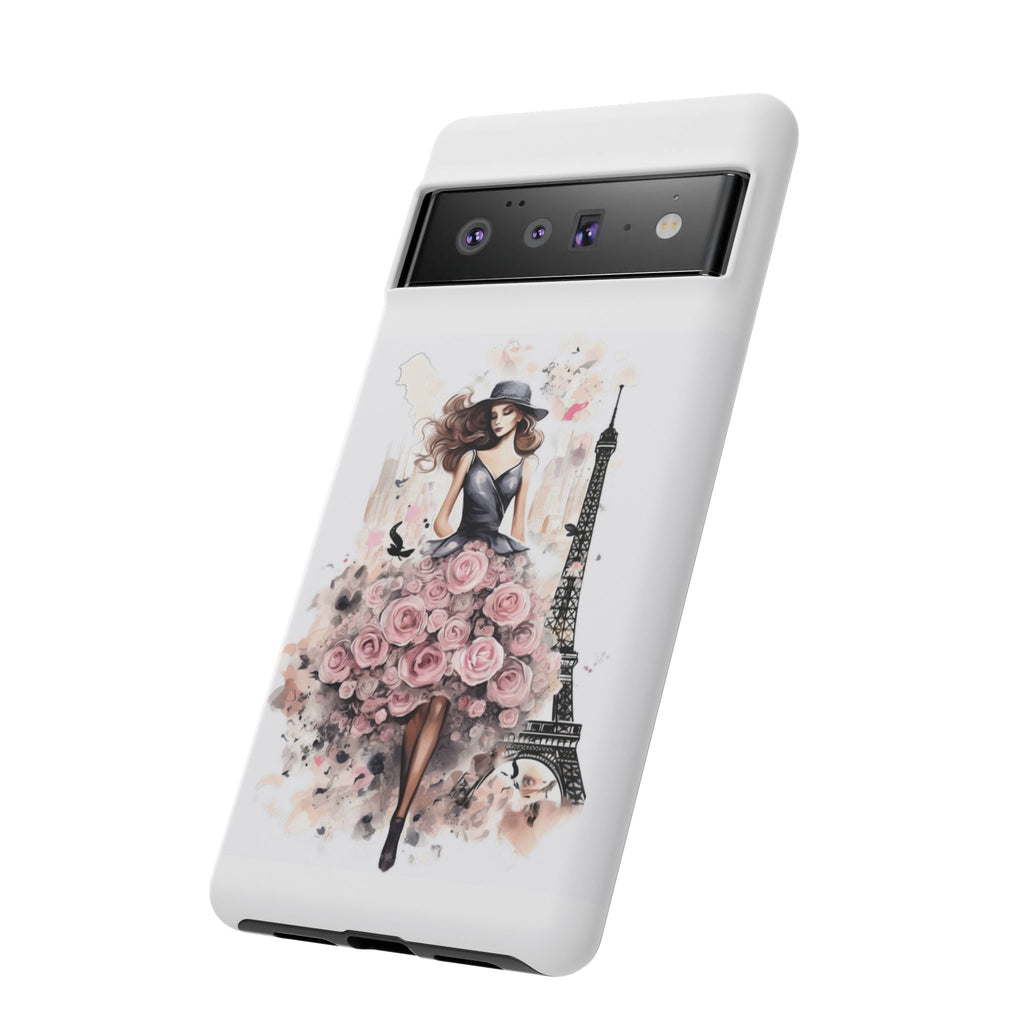 Parisian Rose Dress phone case | iPhone & Samsung slim protective case Printify