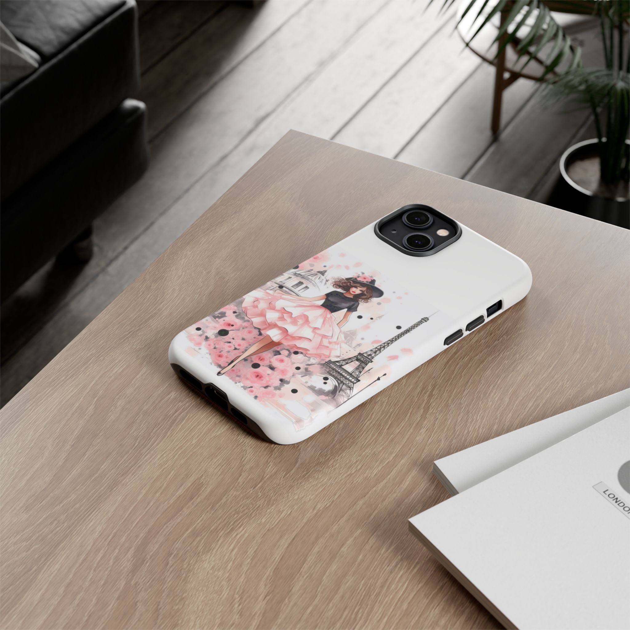 Paris Fashion Illustration Phone Case | Tough Case Printify