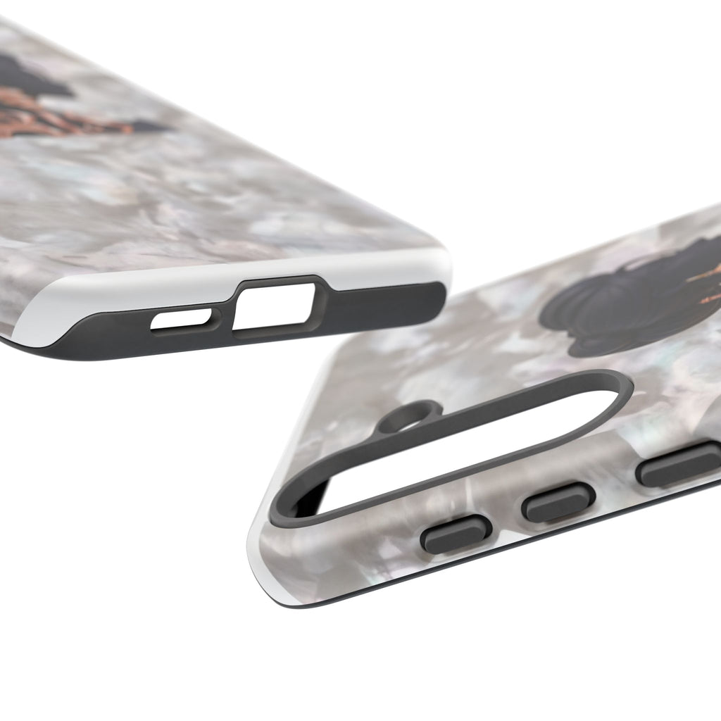 Paris Silhouette Pearl Phone Case — Tough Protective Smartphone Cover Printify