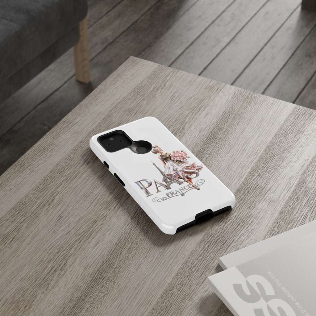 Phone Case | Eiffel Tower Floral Fashion Design Printify