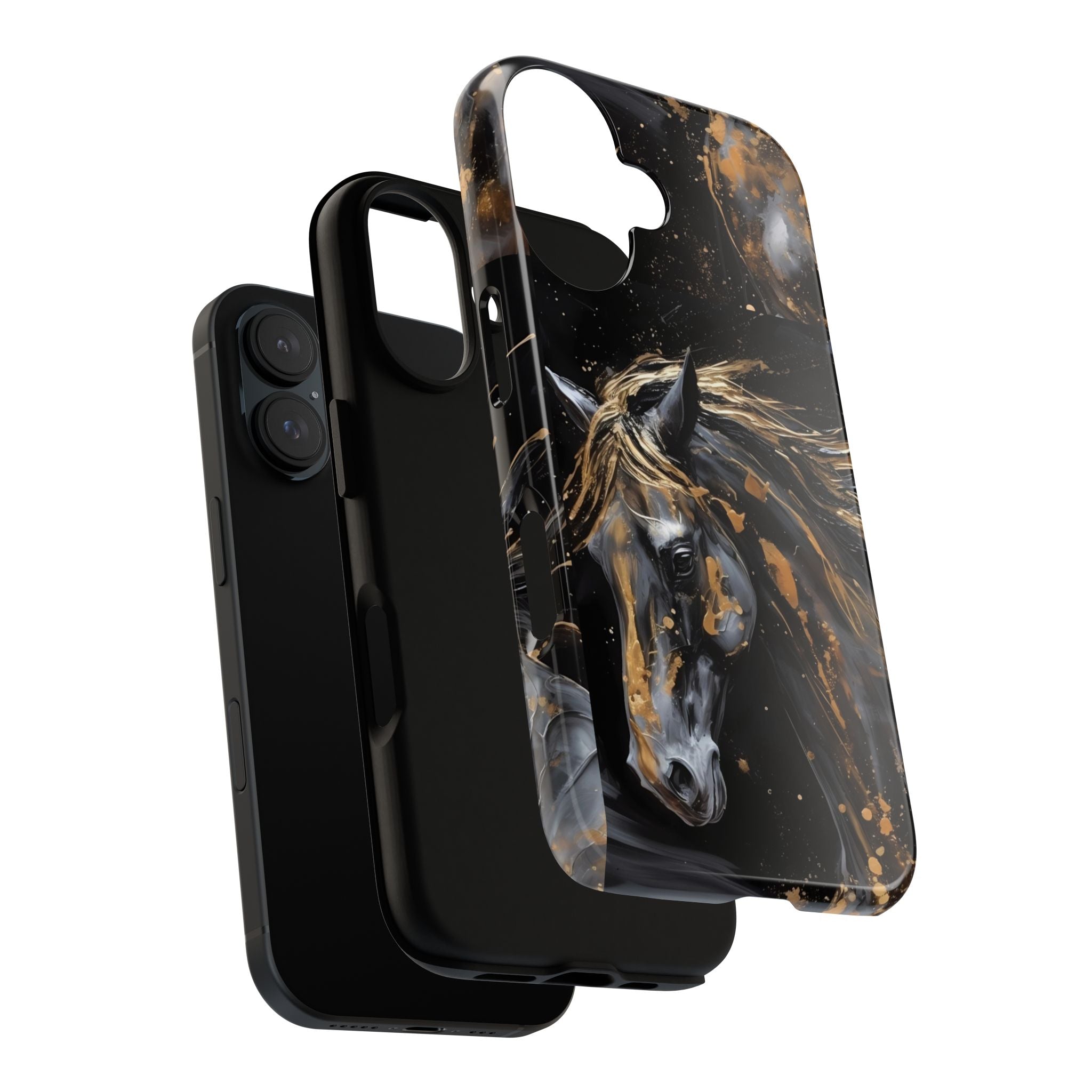 Golden Paint Horse Phone Case | Tough Case Printify