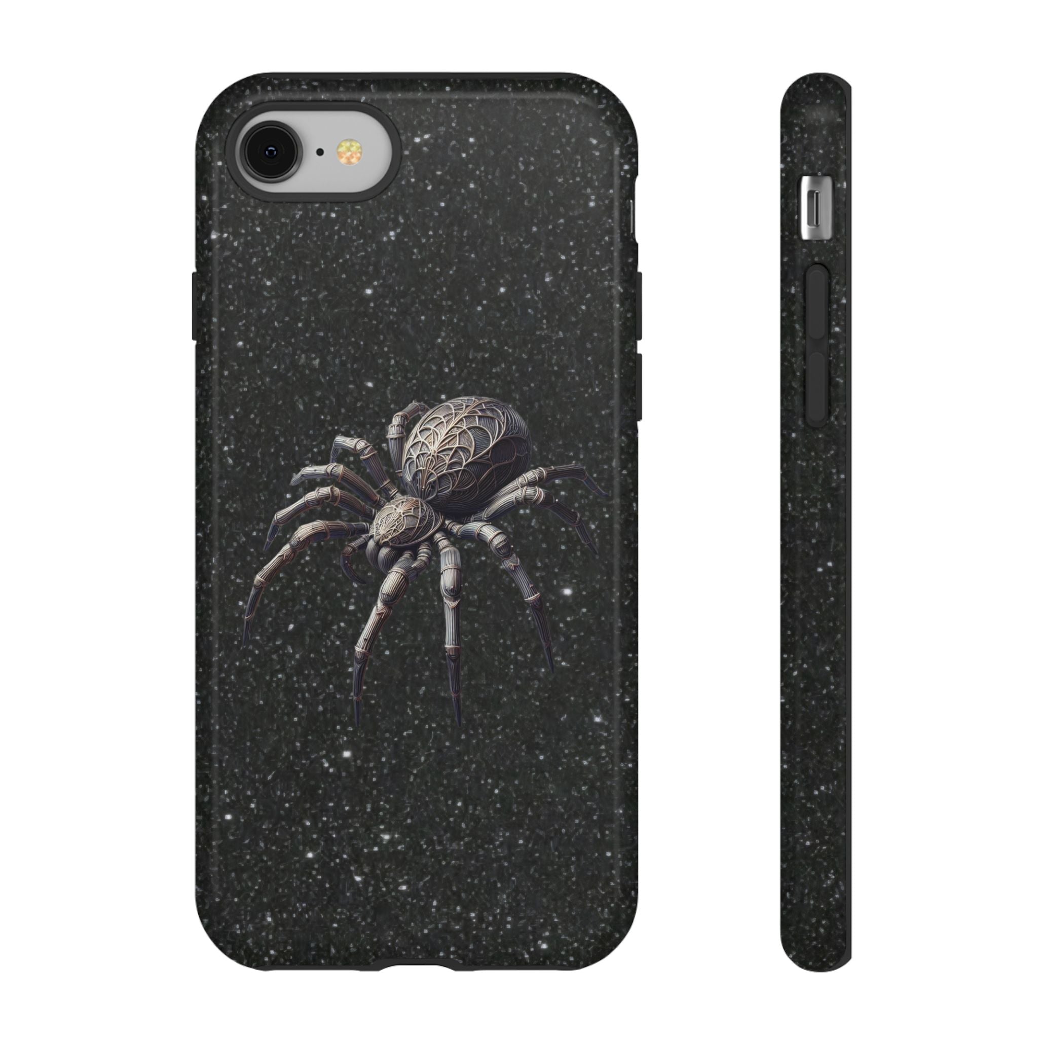 Spider Night Tough Phone Case — Dark Space Tarantula iPhone Cover Printify
