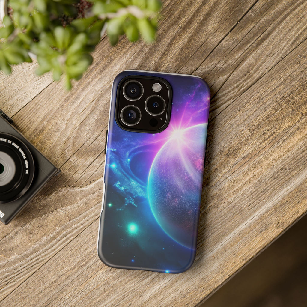 Galaxy Nebula Space Phone Case | Planet Sparkle Tough Case Printify