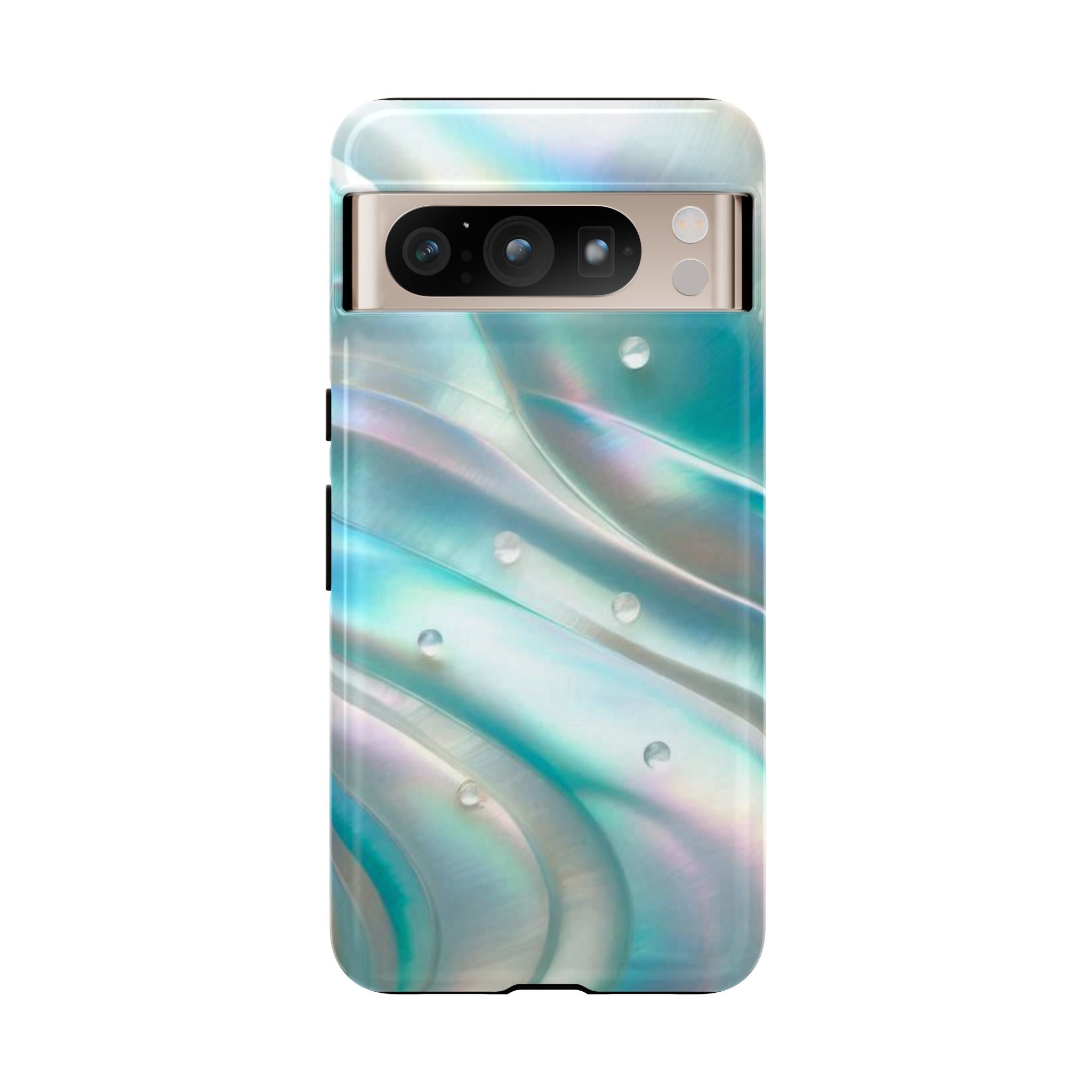 Iridescent Pearl Wave phone case | Tough Cases Printify