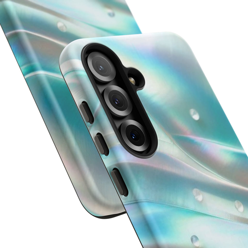 Iridescent Pearl Wave phone case | Tough Cases Printify