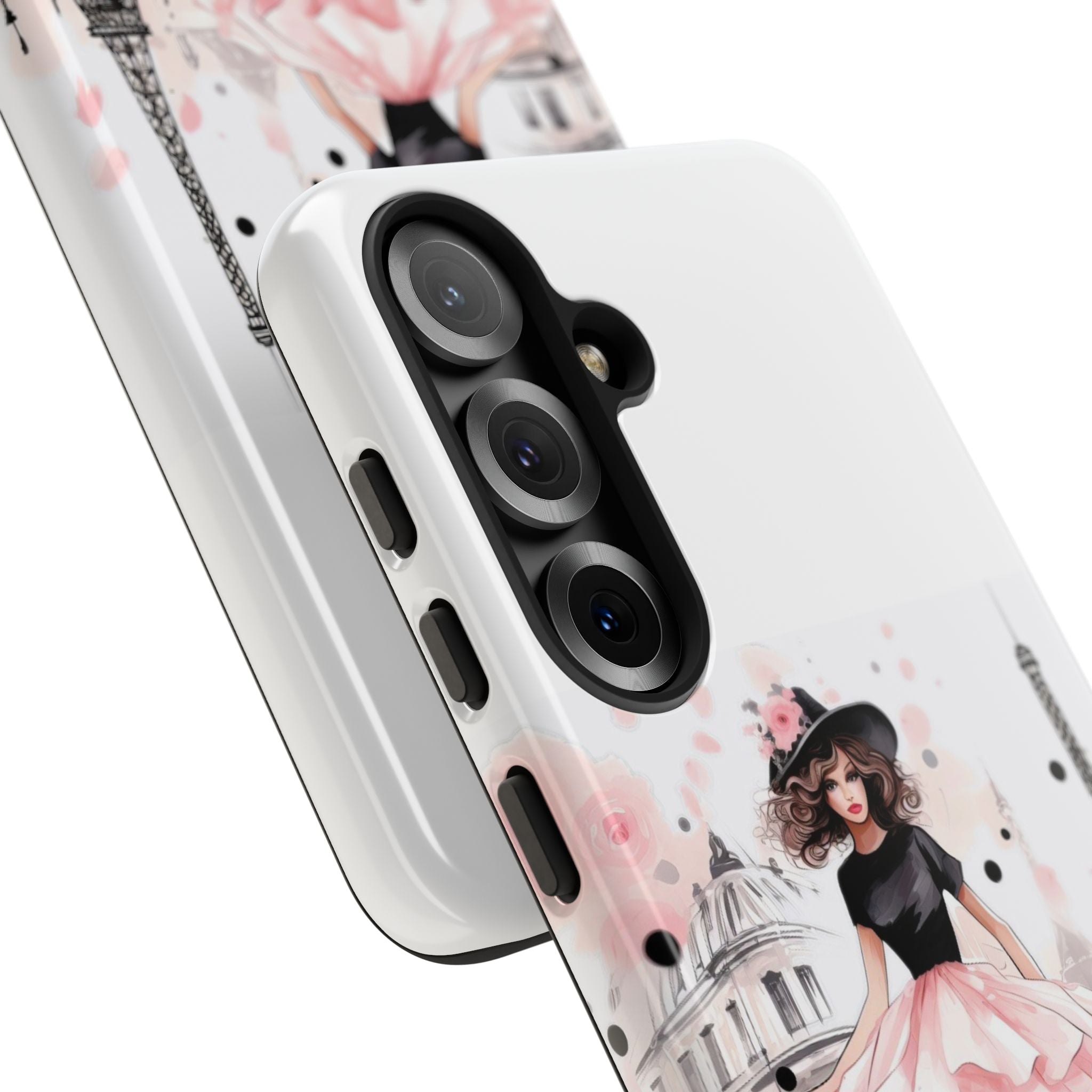 Paris Fashion Illustration Phone Case | Tough Case Printify