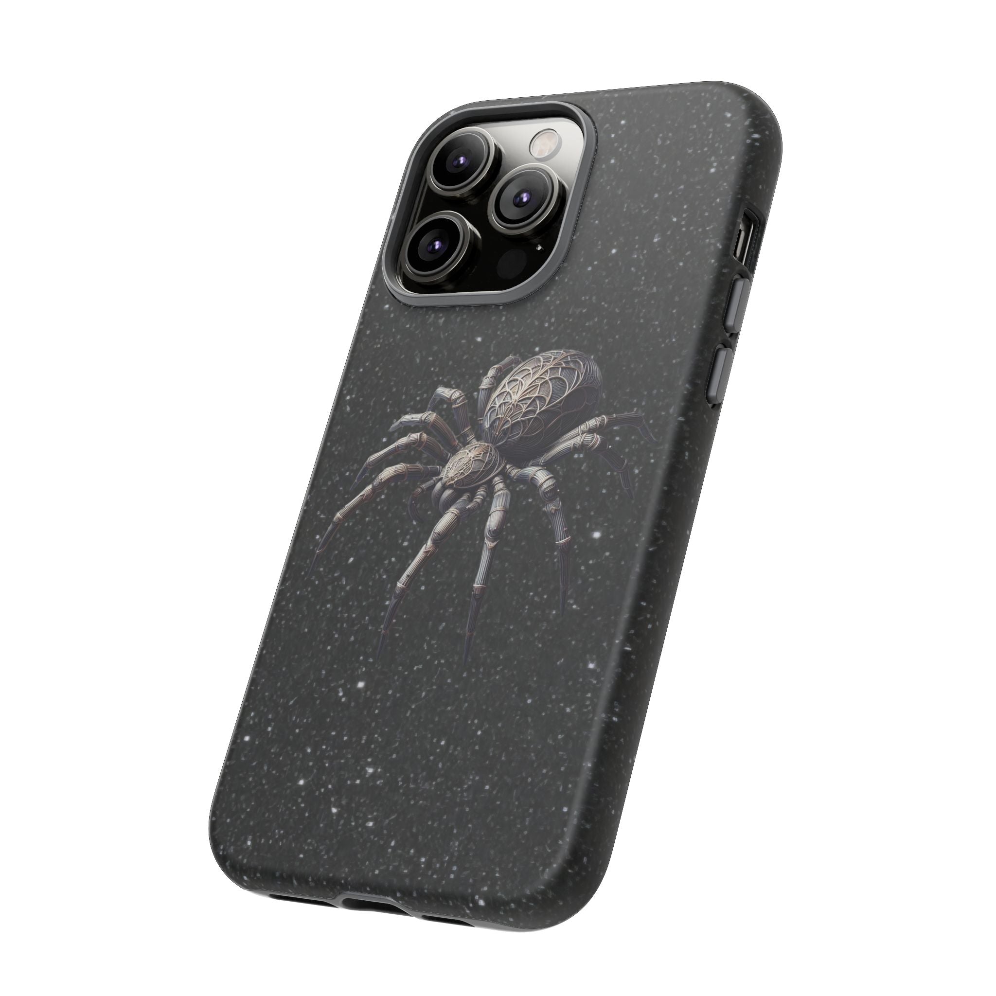 Spider Night Tough Phone Case — Dark Space Tarantula iPhone Cover Printify