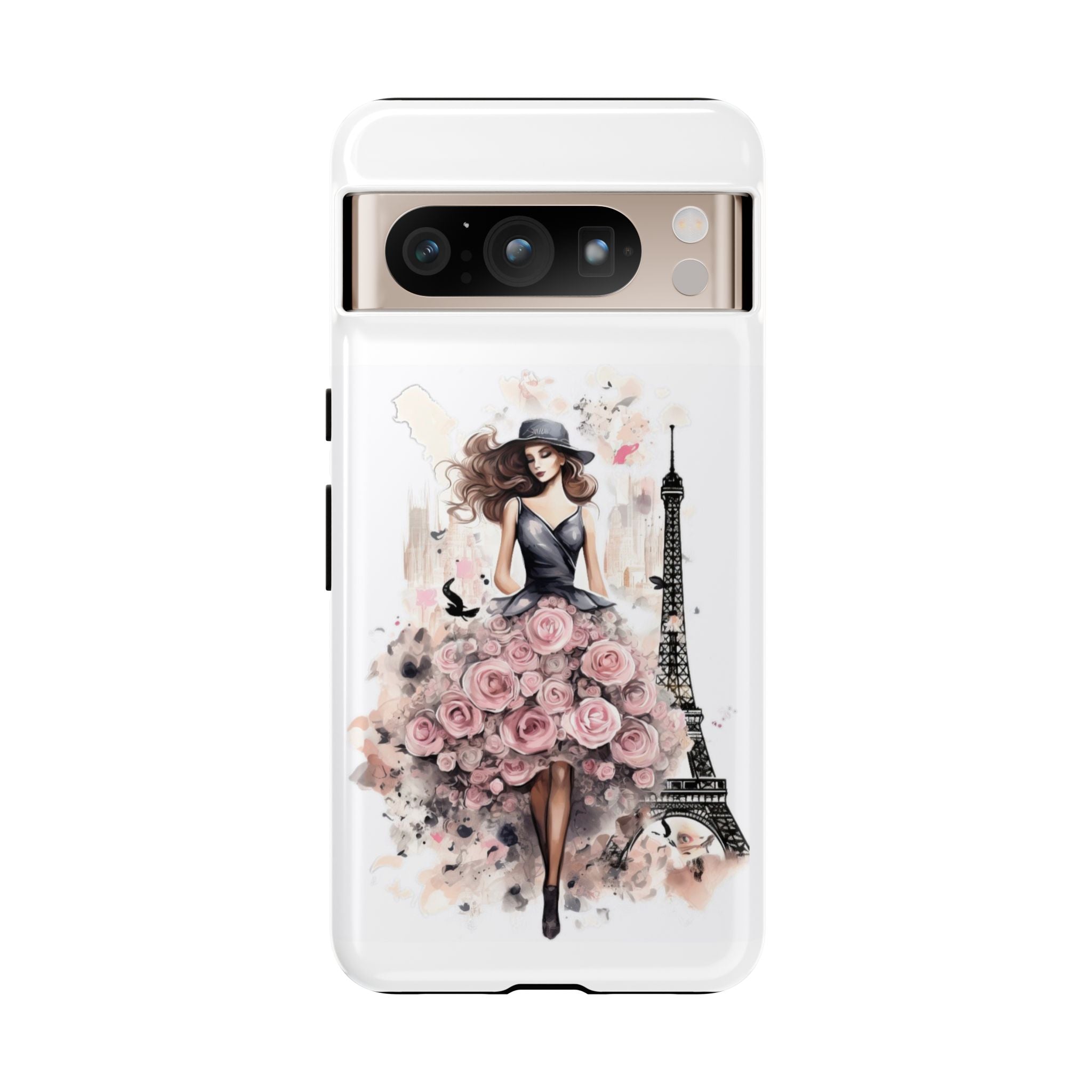 Parisian Rose Dress phone case | iPhone & Samsung slim protective case Printify
