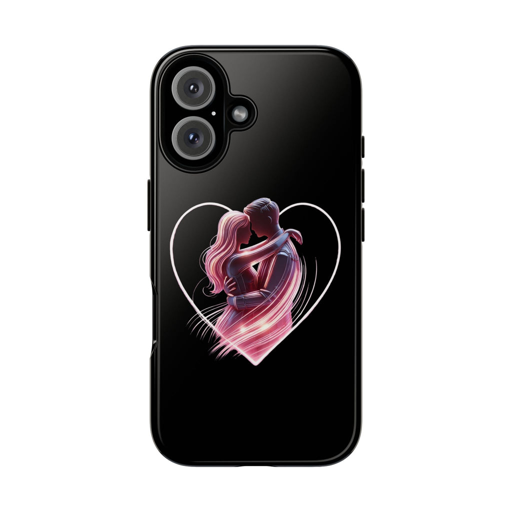 Romantic Couple Heart phone case | Tough Cases Printify