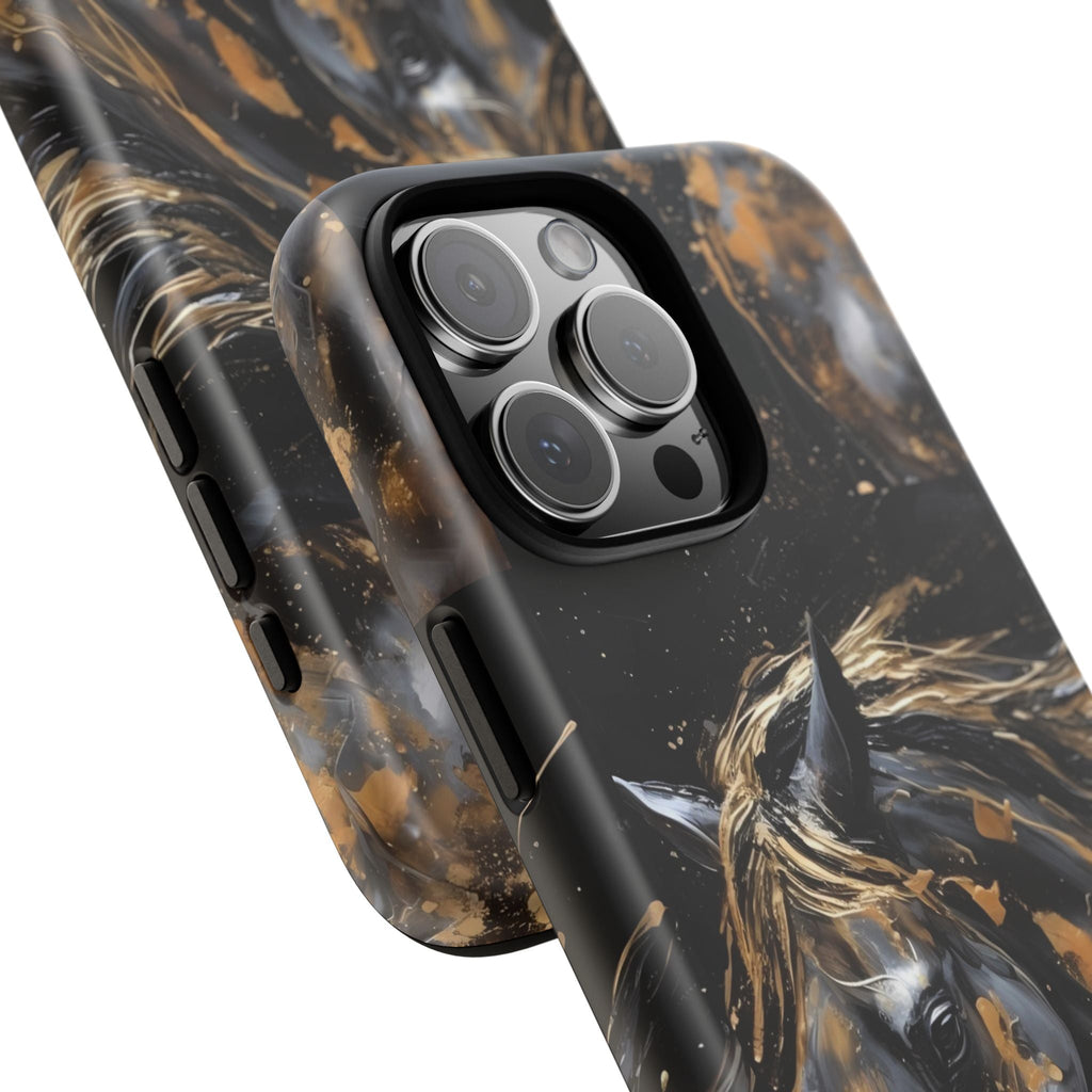 Golden Paint Horse Phone Case | Tough Case Printify
