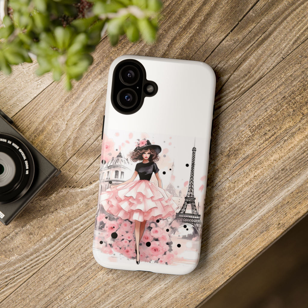 Paris Fashion Illustration Phone Case | Tough Case Printify