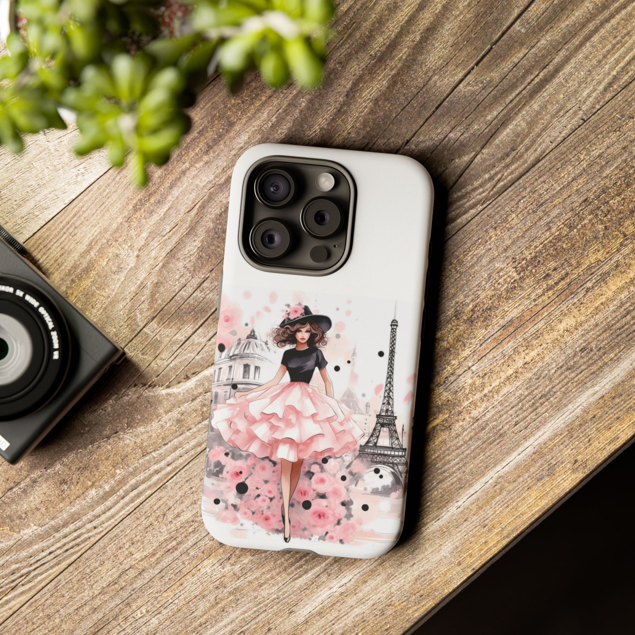 Paris Fashion Illustration Phone Case | Tough Case Printify