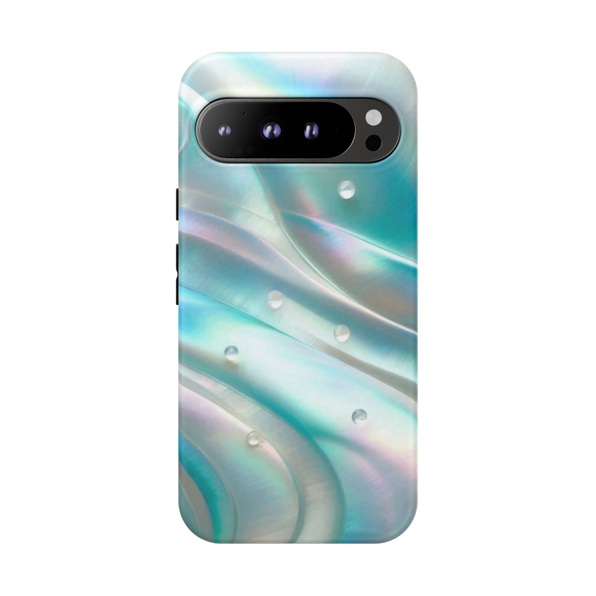 Iridescent Pearl Wave phone case | Tough Cases Printify