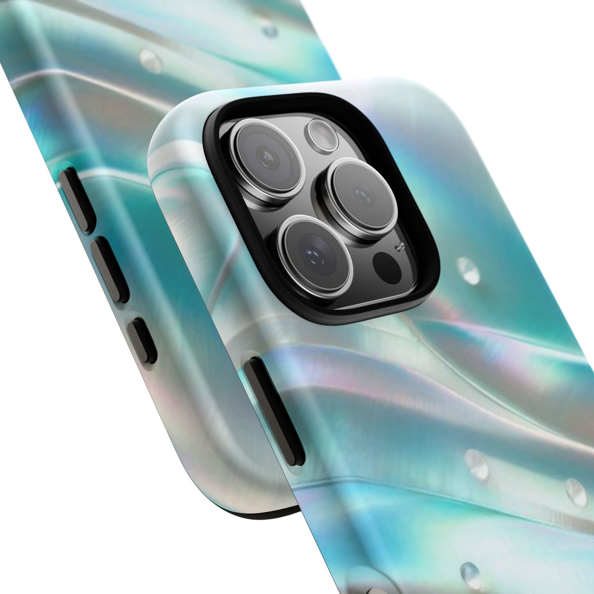 Iridescent Pearl Wave phone case | Tough Cases Printify