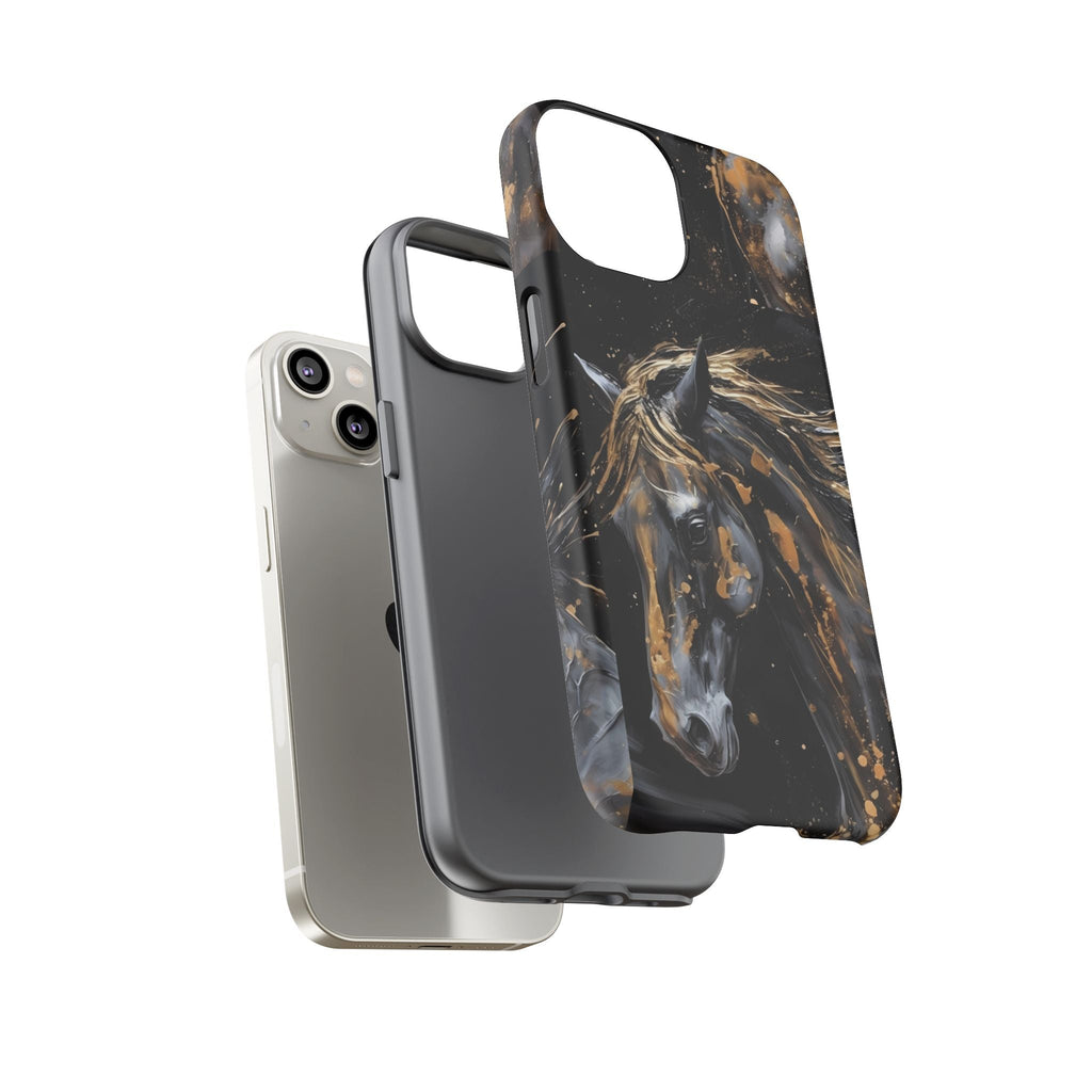 Golden Paint Horse Phone Case | Tough Case Printify