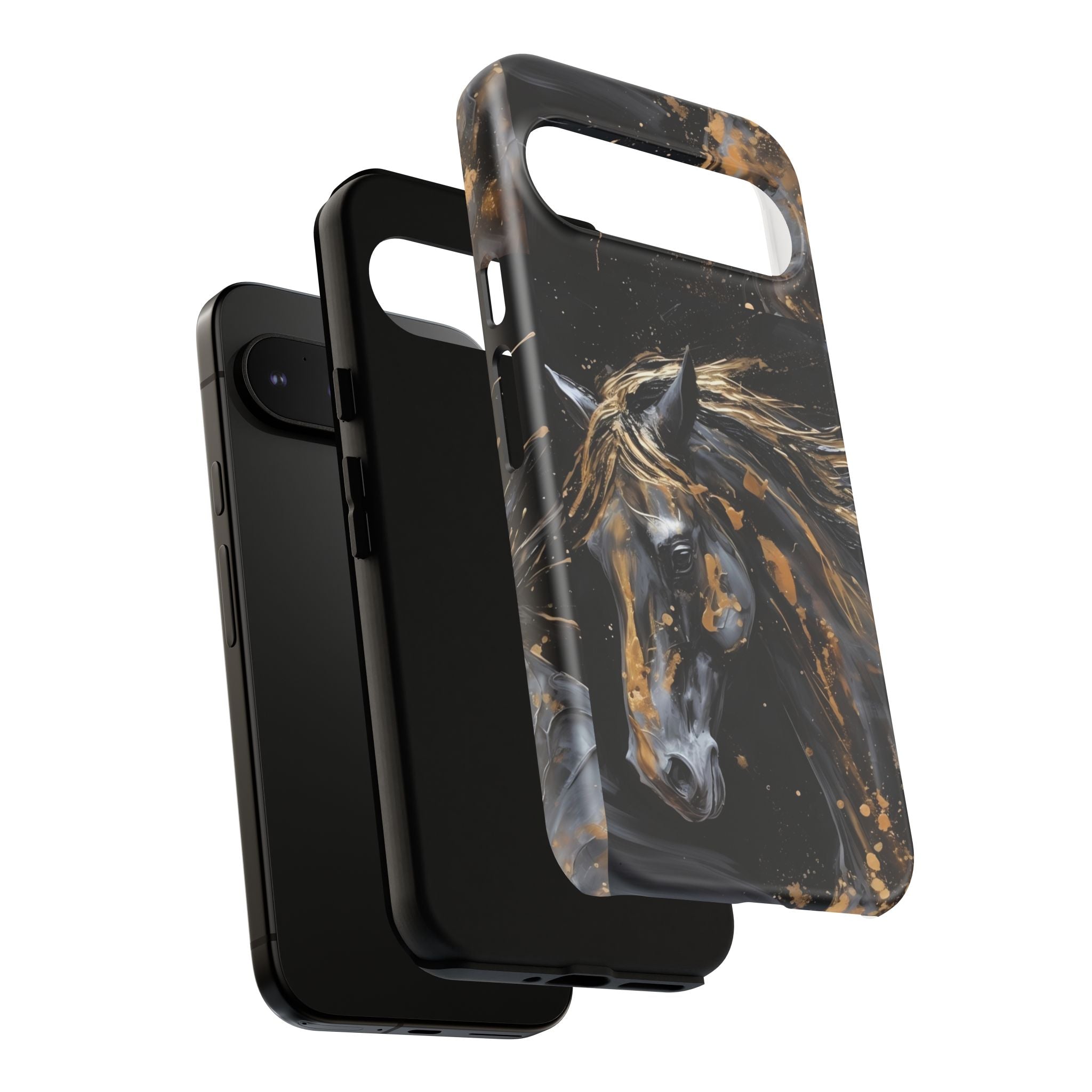 Golden Paint Horse Phone Case | Tough Case Printify