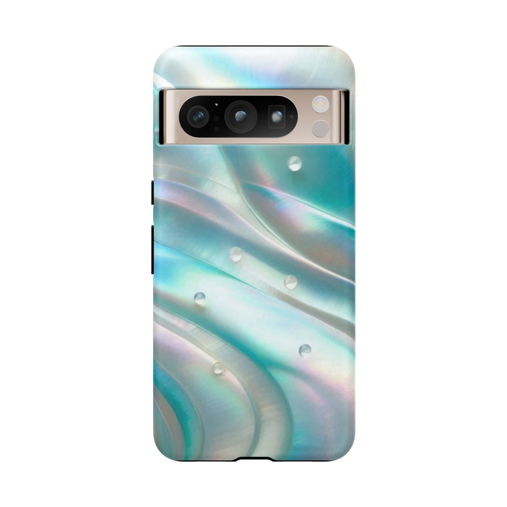 Iridescent Pearl Wave phone case | Tough Cases Printify