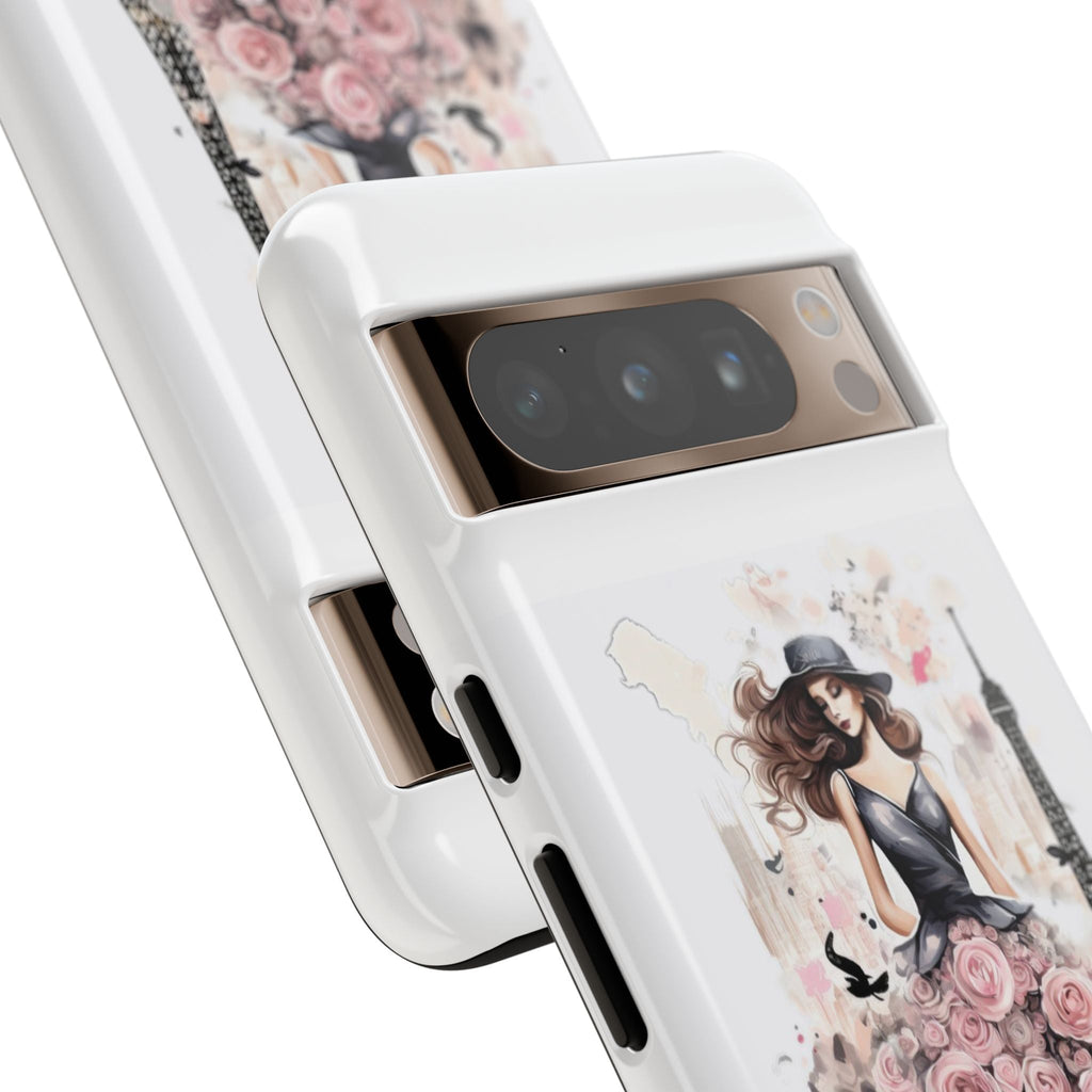 Parisian Rose Dress phone case | iPhone & Samsung slim protective case Printify