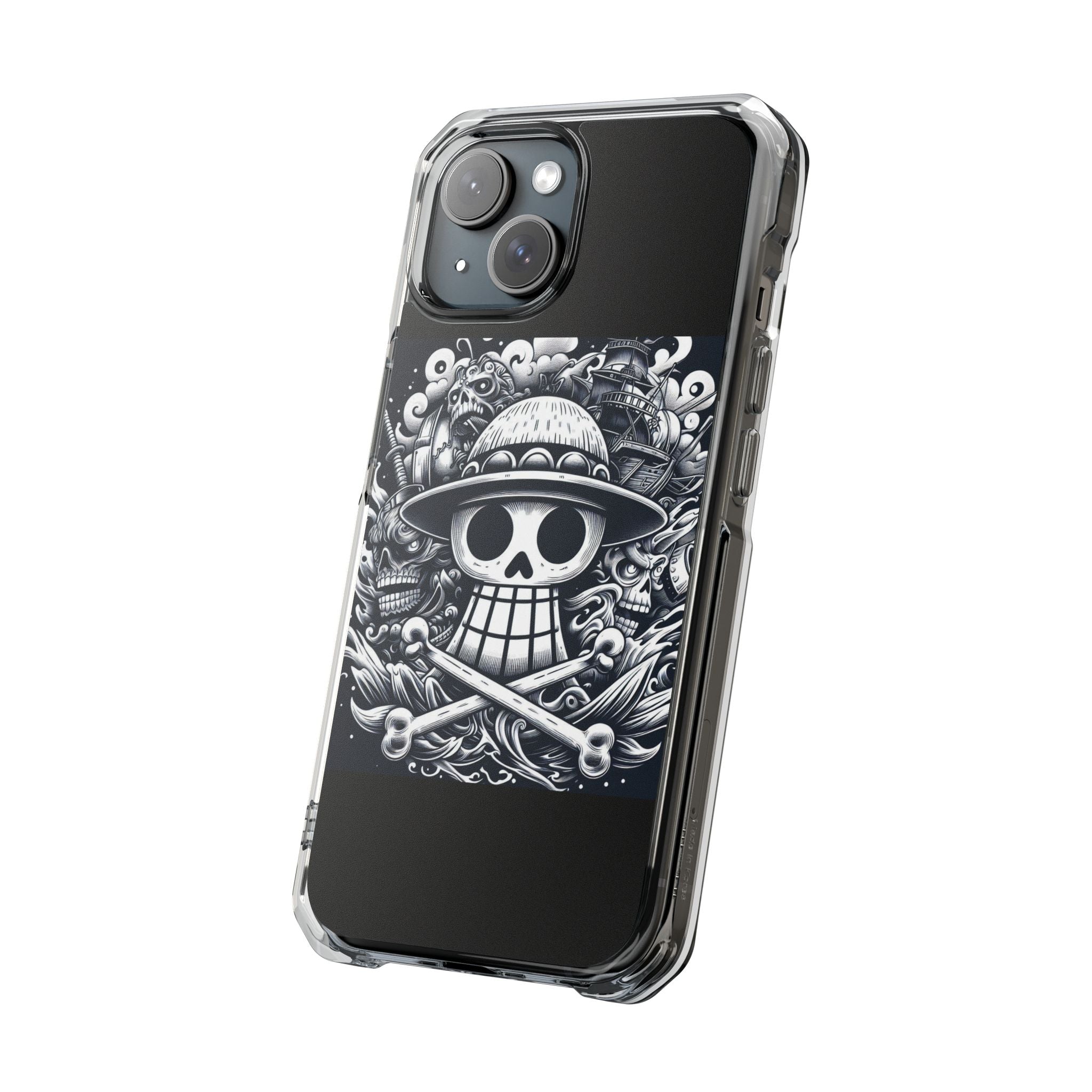 One Piece Case | Magnetic Clear Impact Case Printify