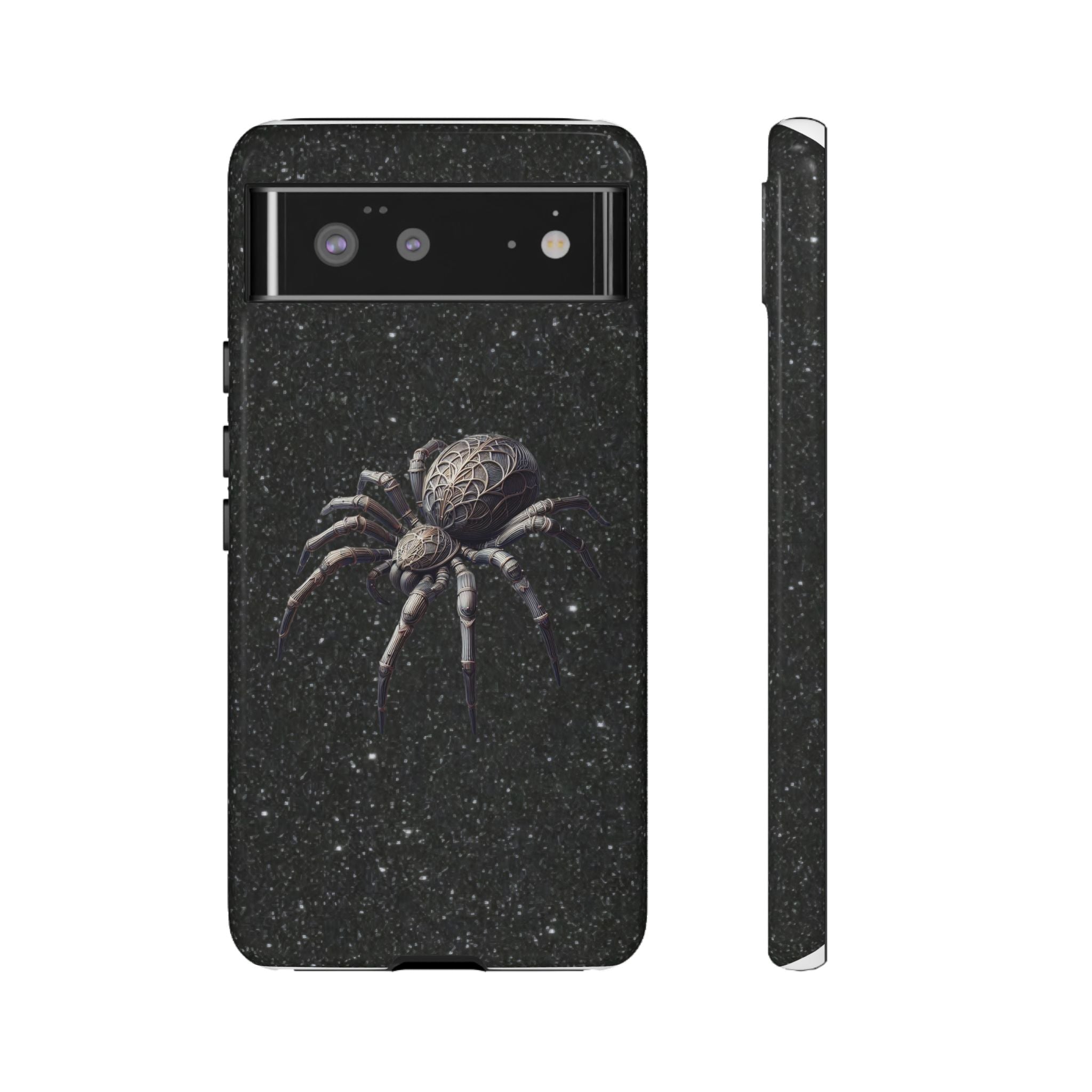 Spider Night Tough Phone Case — Dark Space Tarantula iPhone Cover Printify