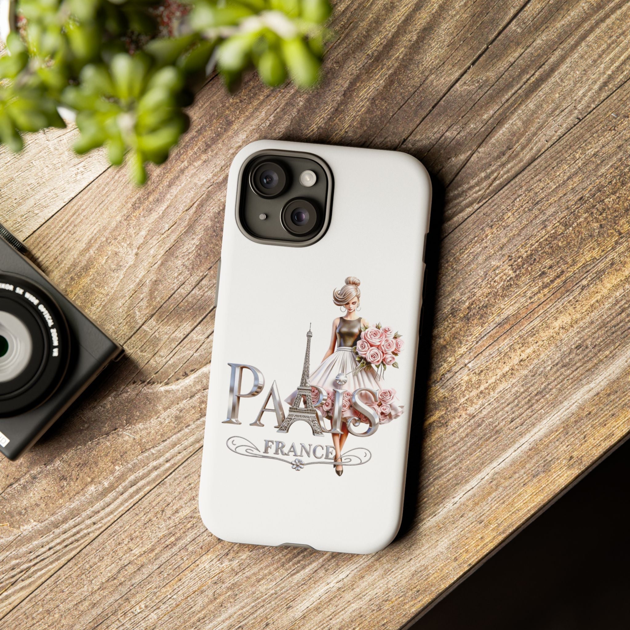 Phone Case | Eiffel Tower Floral Fashion Design Printify