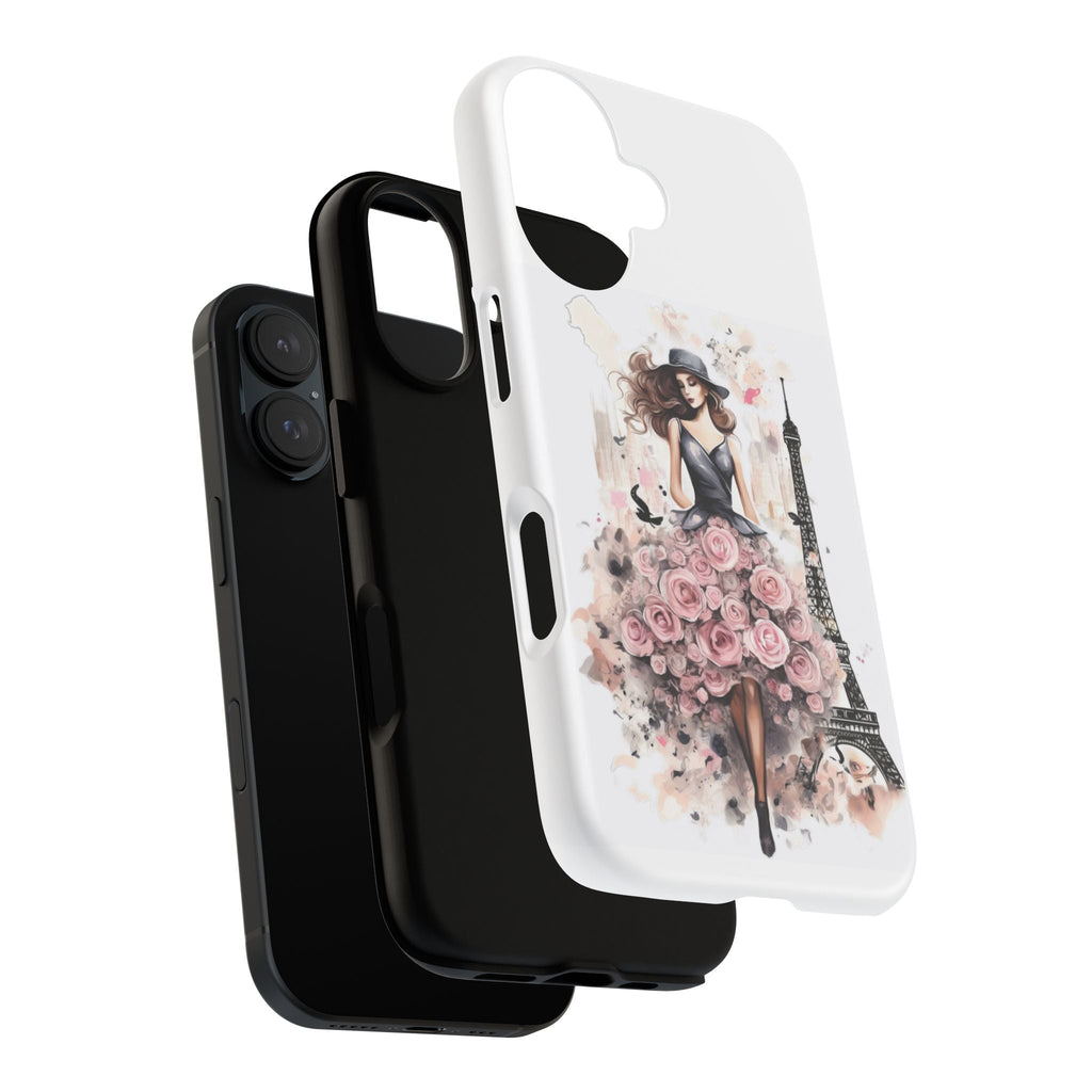 Parisian Rose Dress phone case | iPhone & Samsung slim protective case Printify