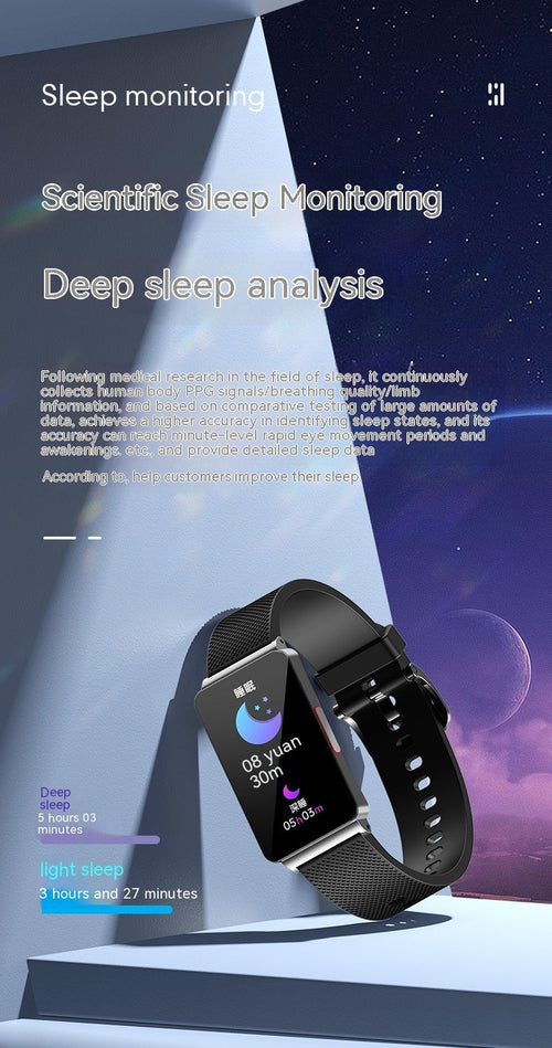 Smart Sport Watch - Blood Oxygen Body Temperature Sleep Monitoring